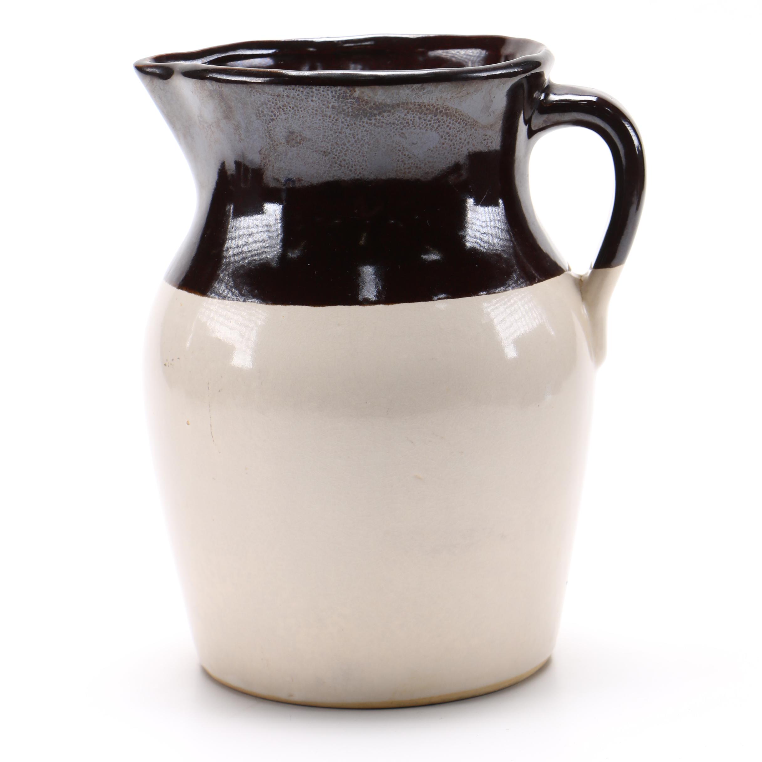 Slip Cast Stoneware Pitcher