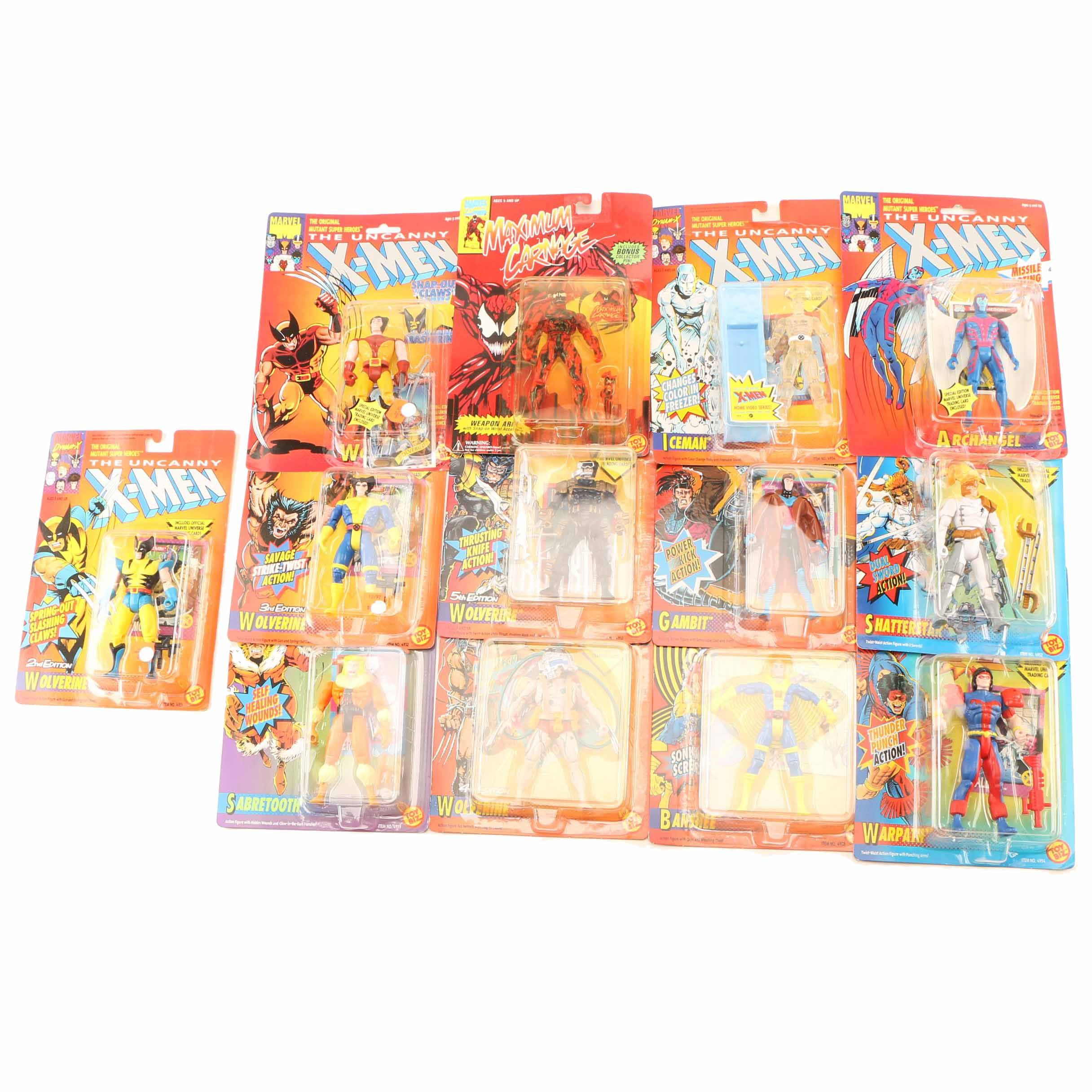 "The Uncanny X-Men" and "Maximum Carnage" Action Figures