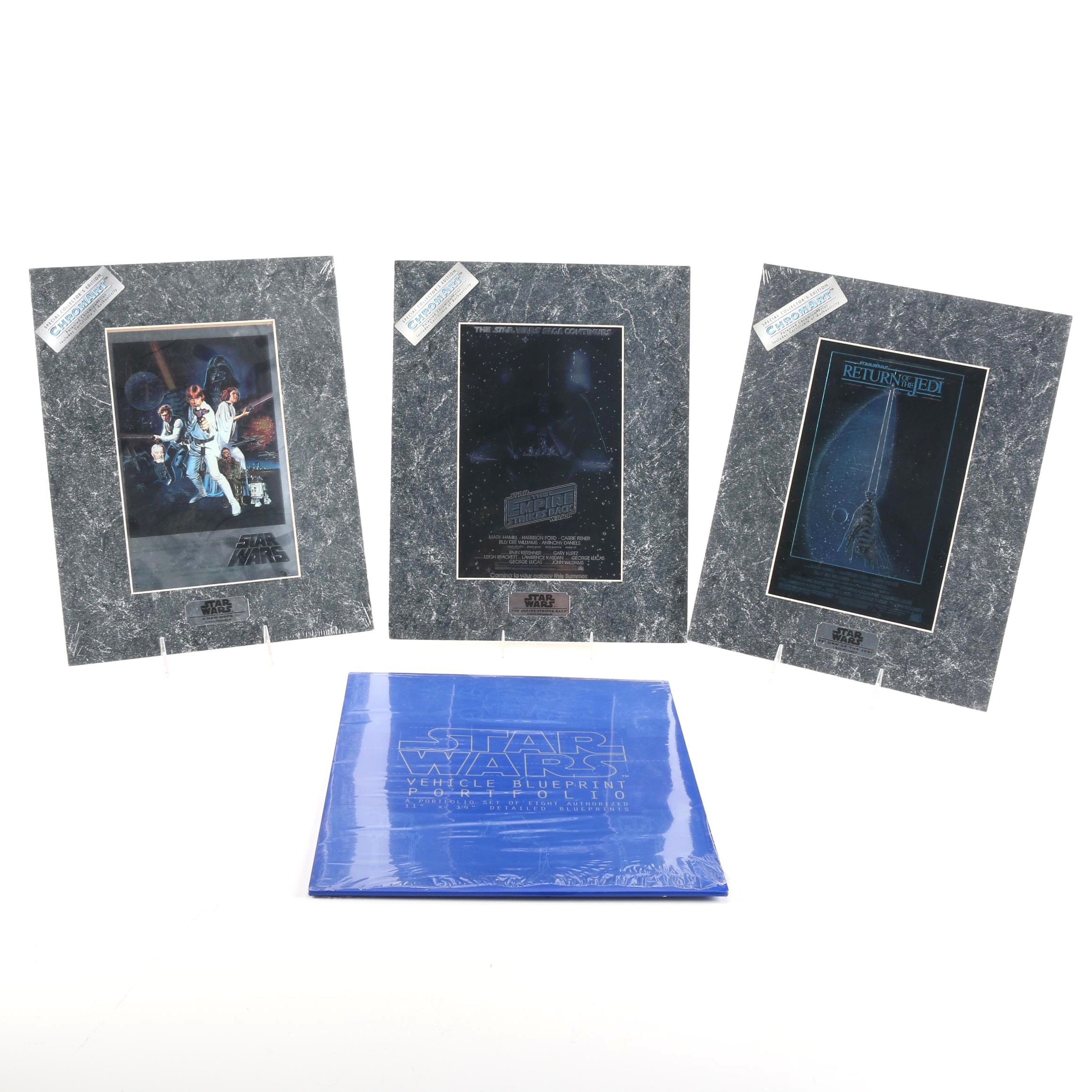 "Star Wars" Vehicle Blueprint Portfolio and Special Collector's Edition Chromart Prints