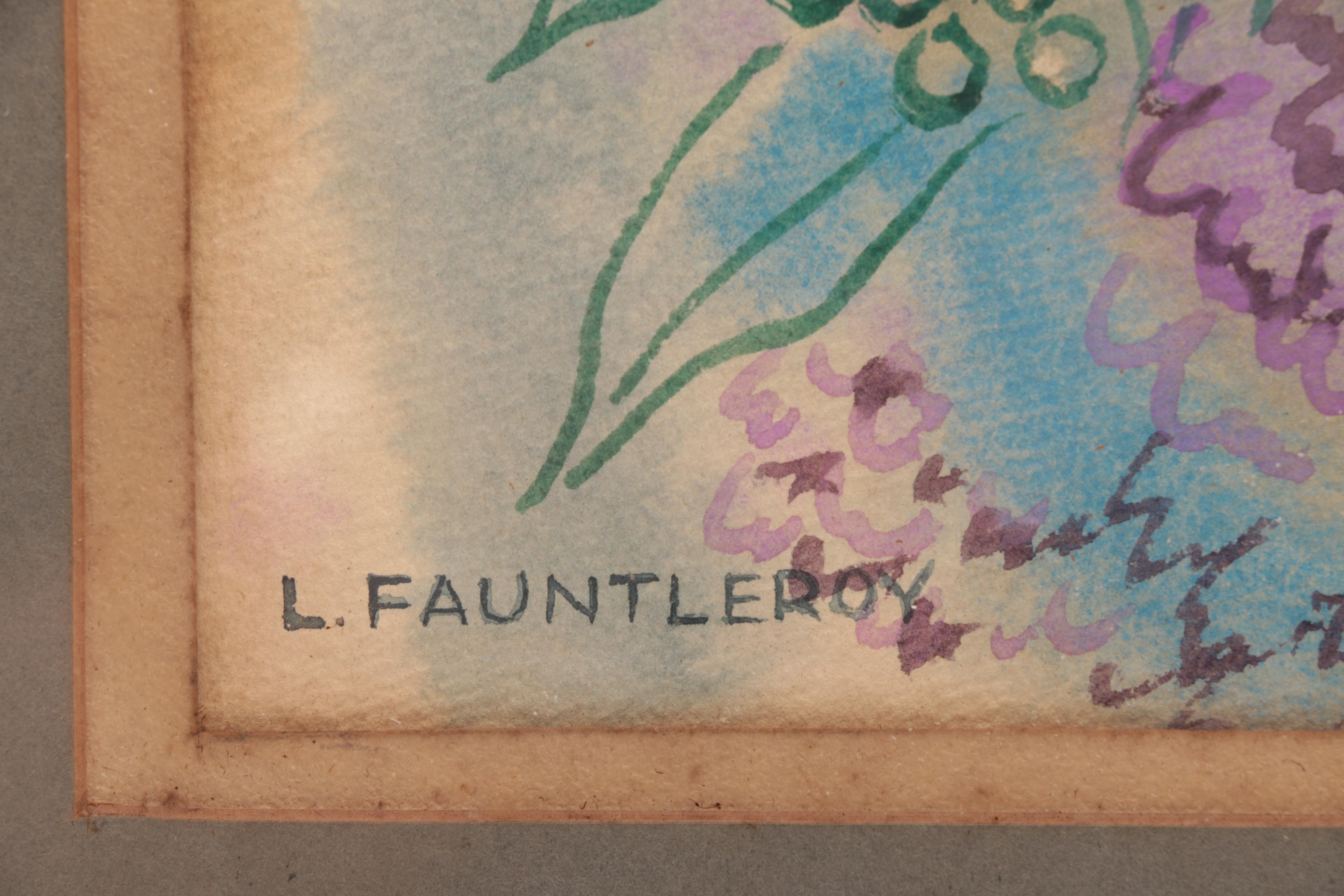 Martha Lorimer Fauntleroy Watercolor Painting "The Birds"