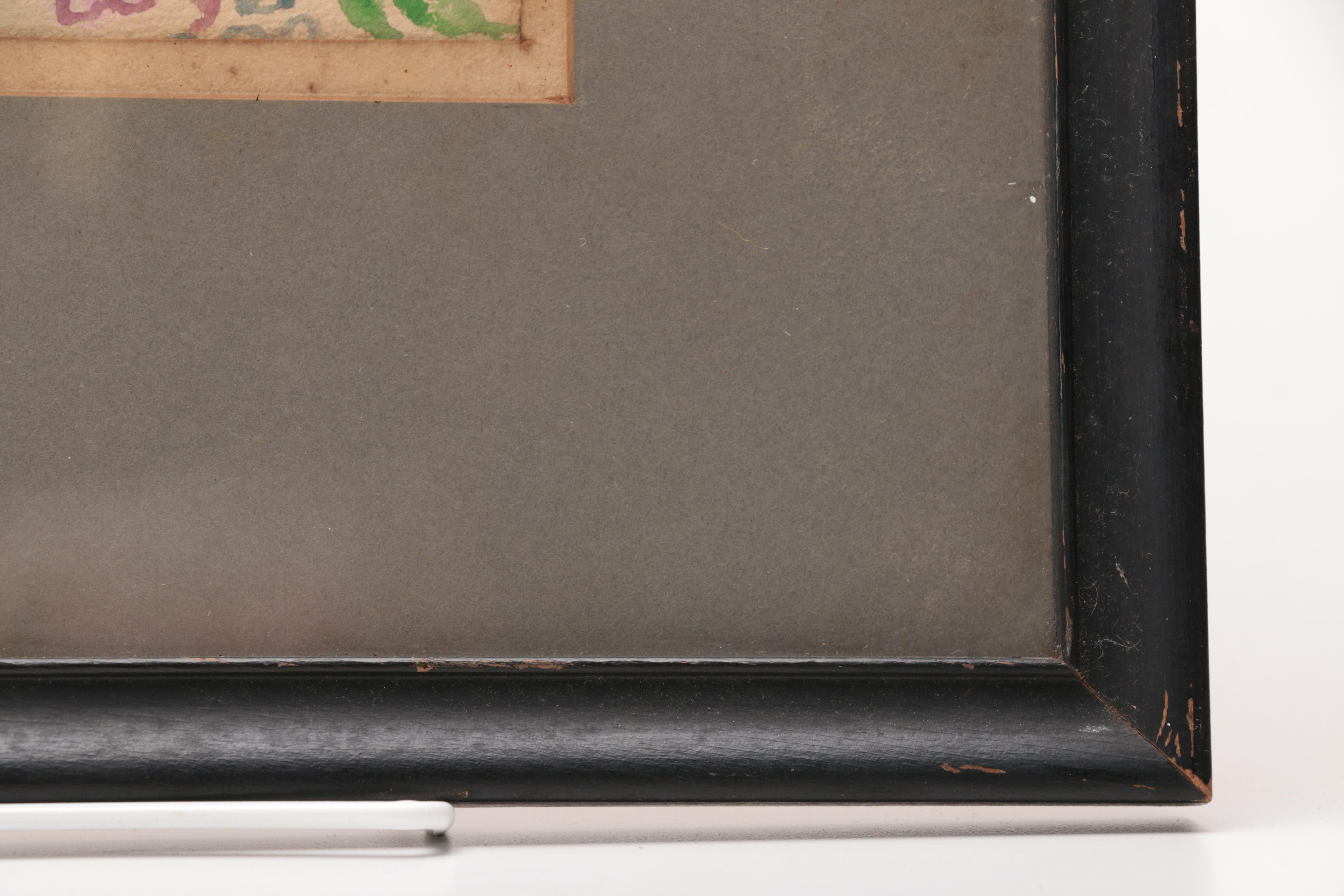 Martha Lorimer Fauntleroy Watercolor Painting "The Birds"