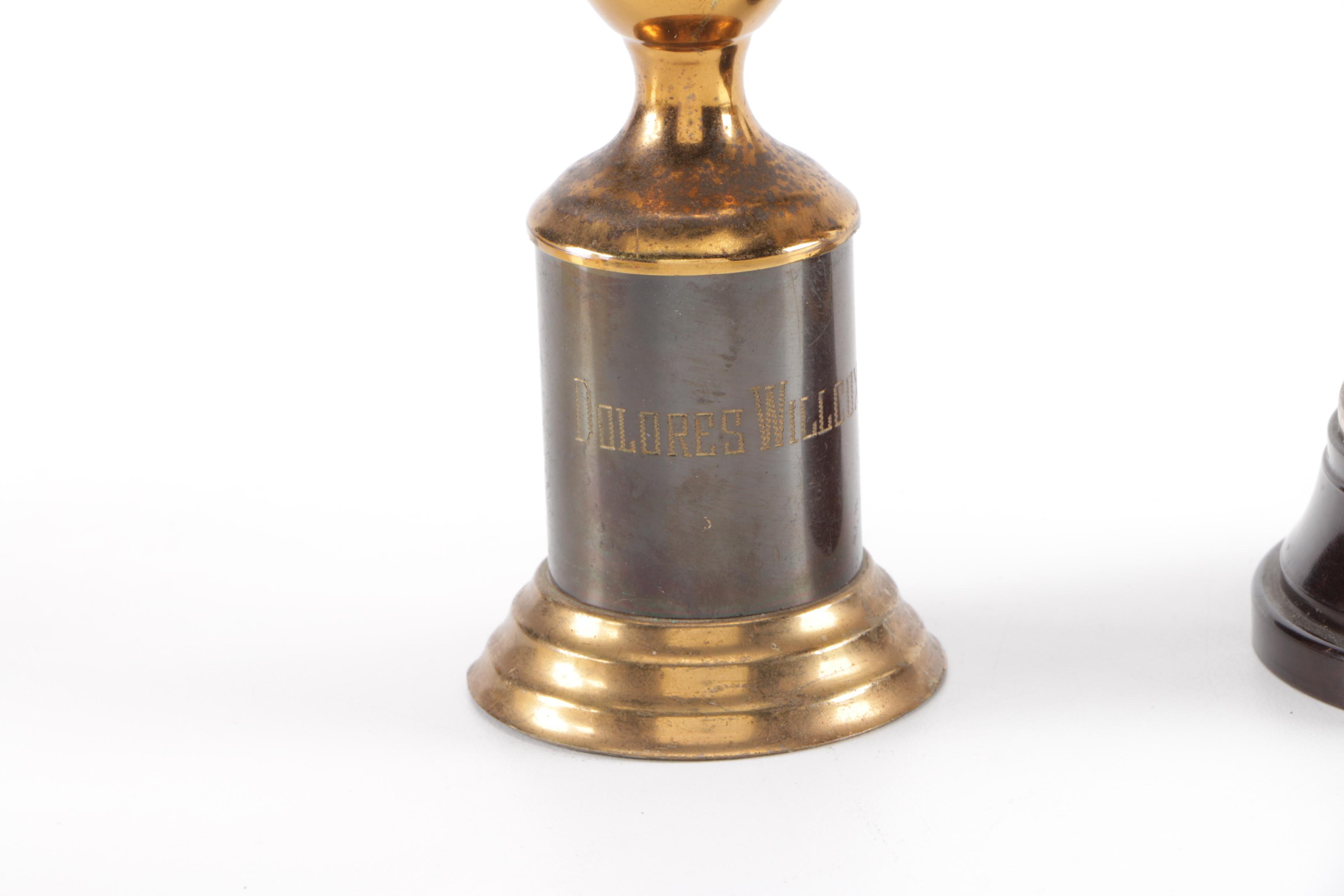 Assorted Metal Trophies