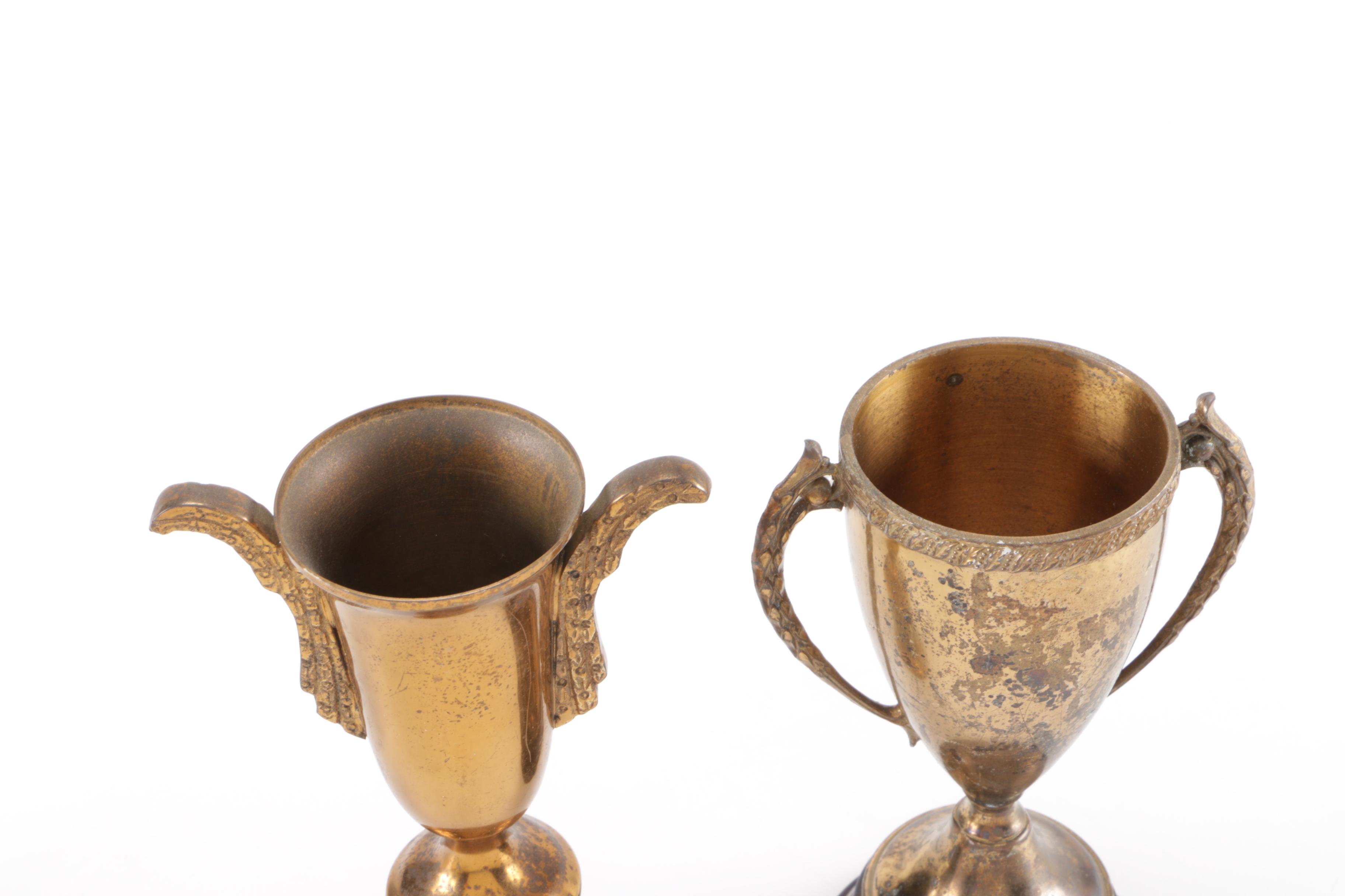 Assorted Metal Trophies