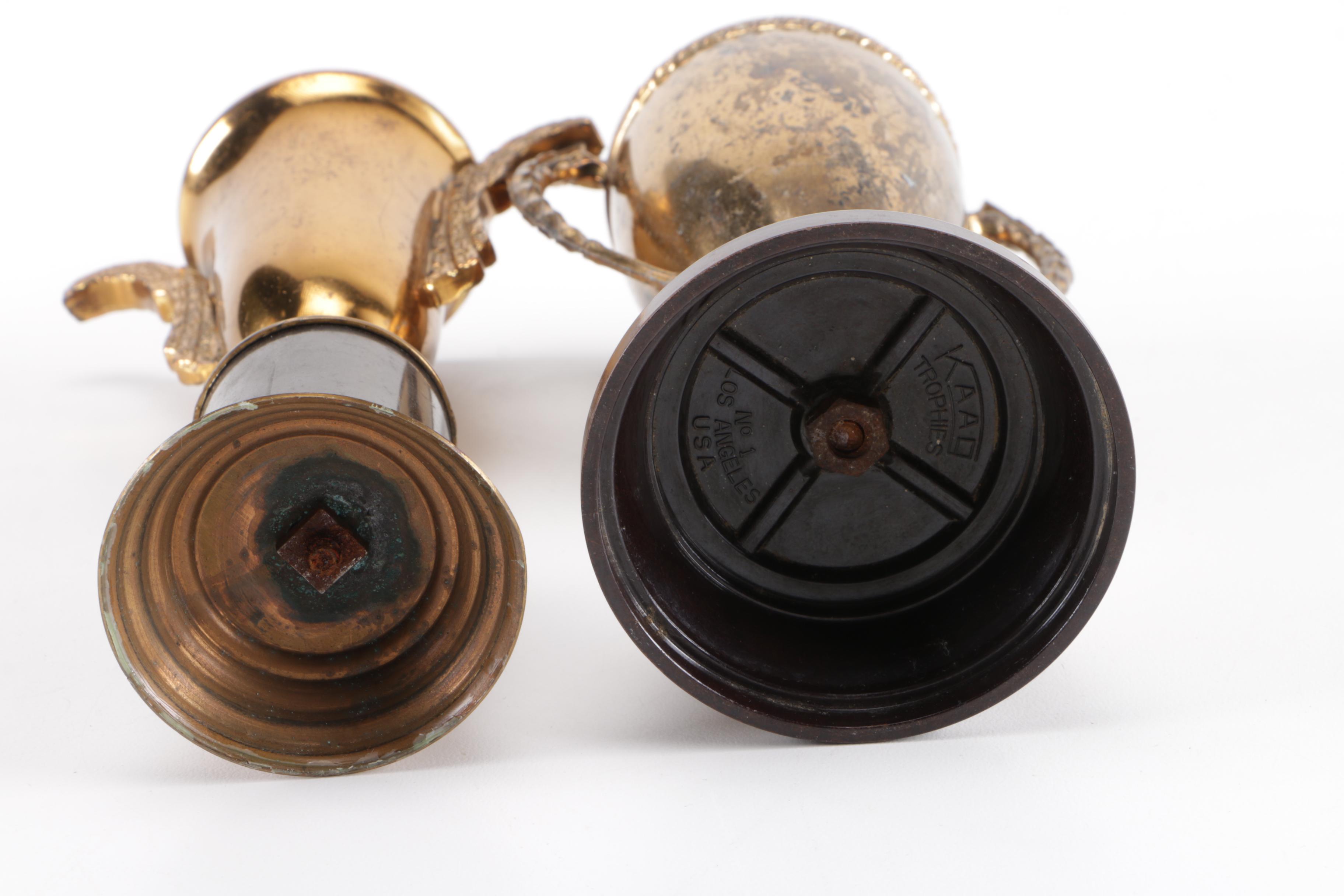 Assorted Metal Trophies