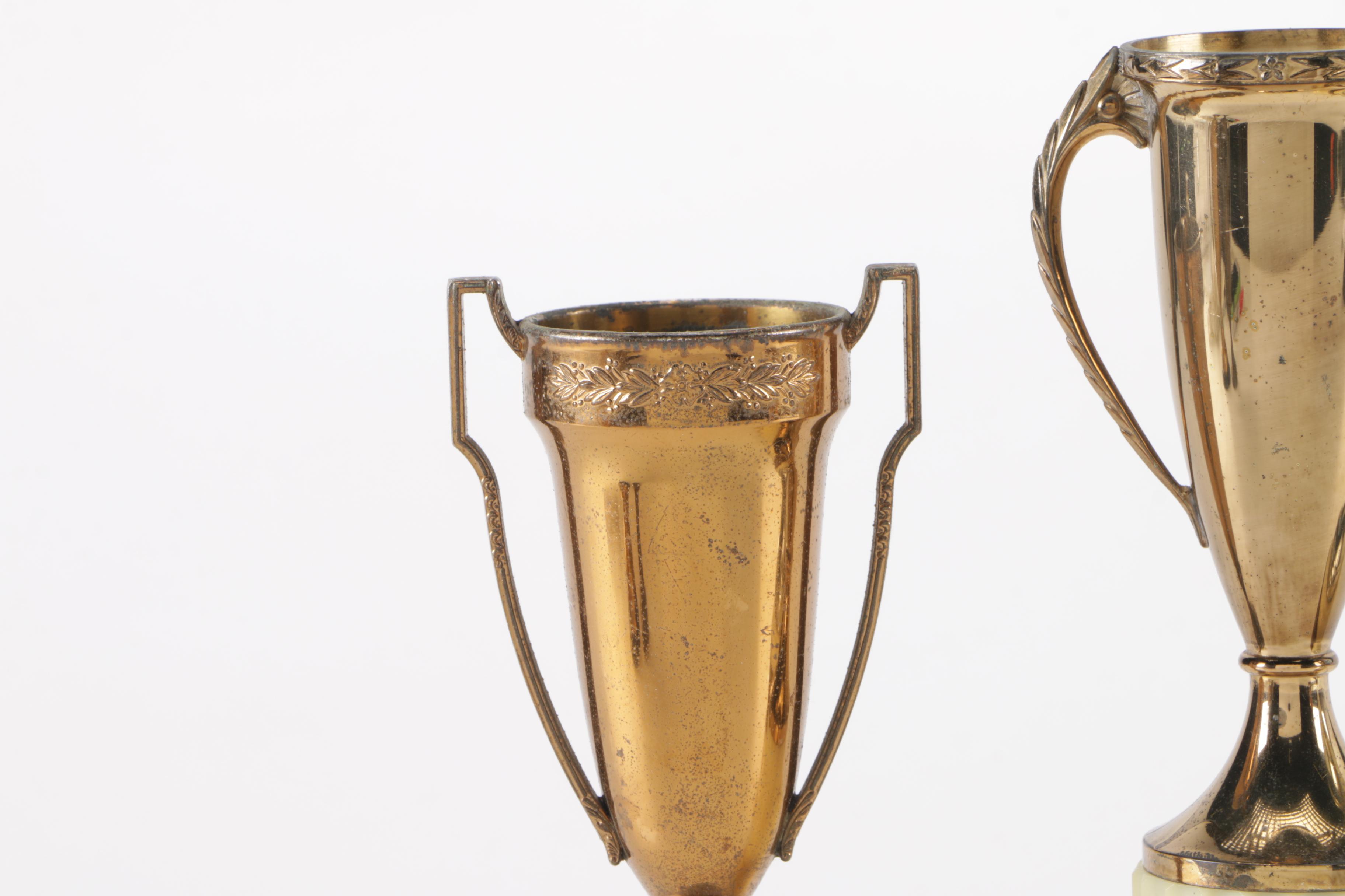 Assorted Metal Trophies