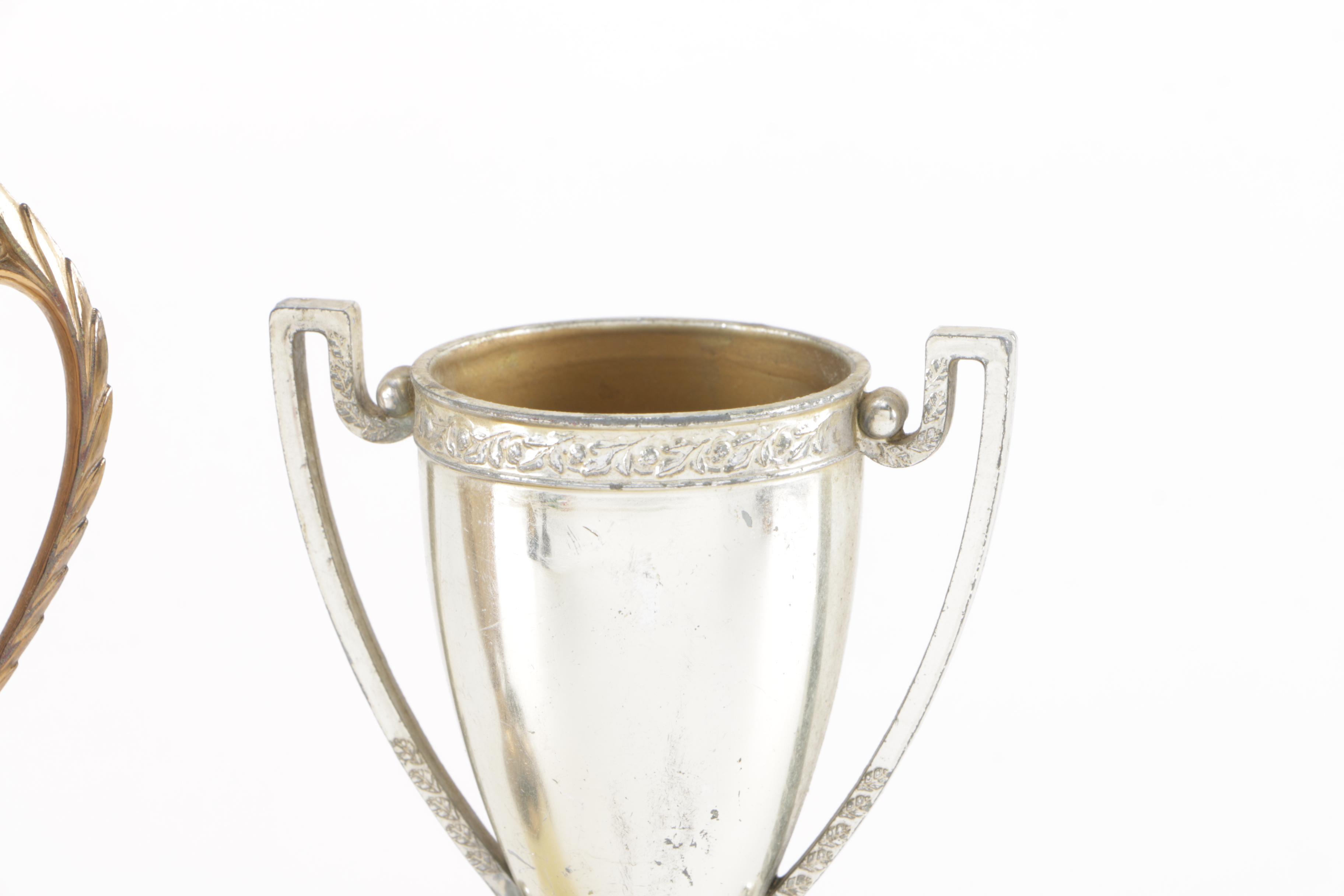 Assorted Metal Trophies