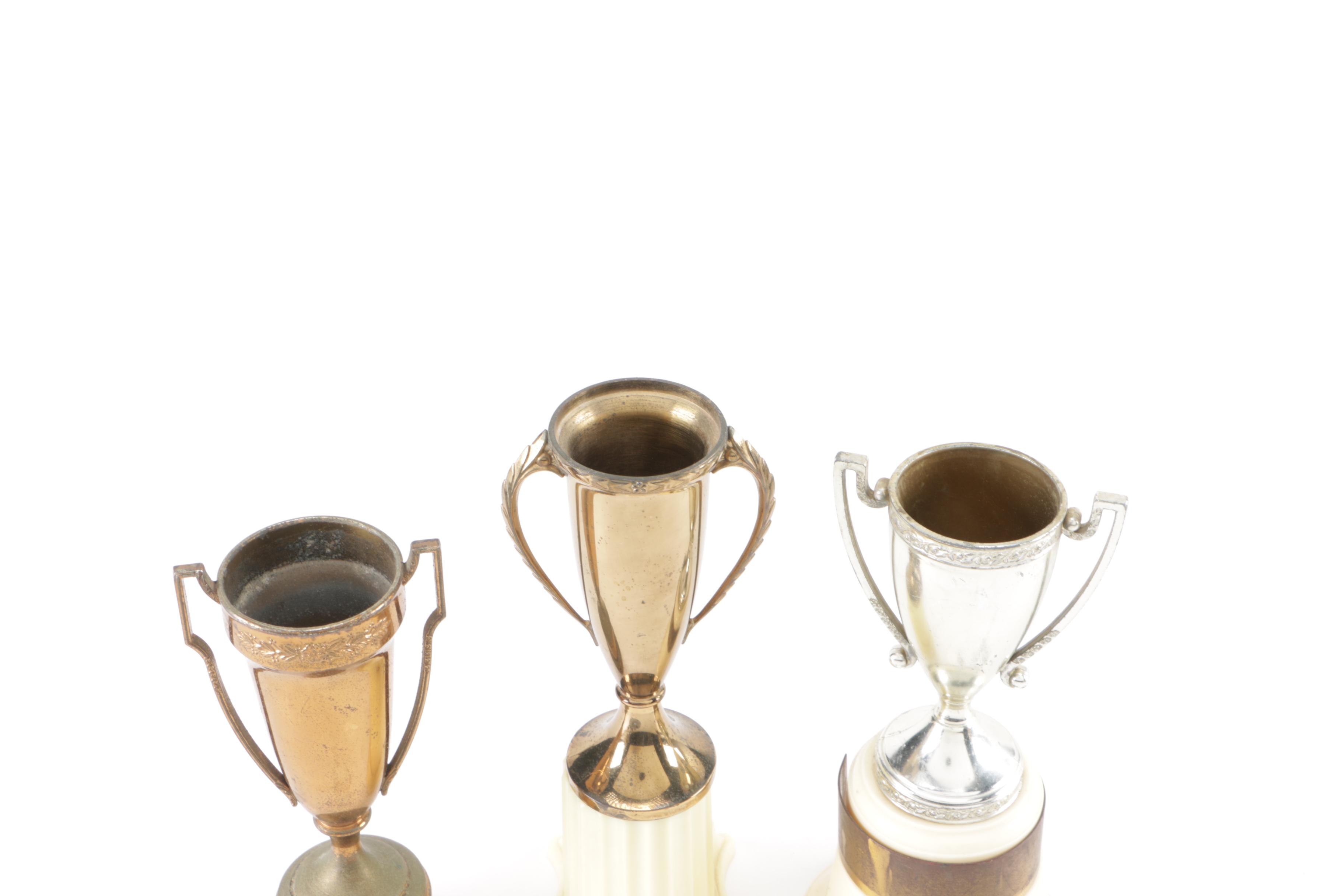 Assorted Metal Trophies