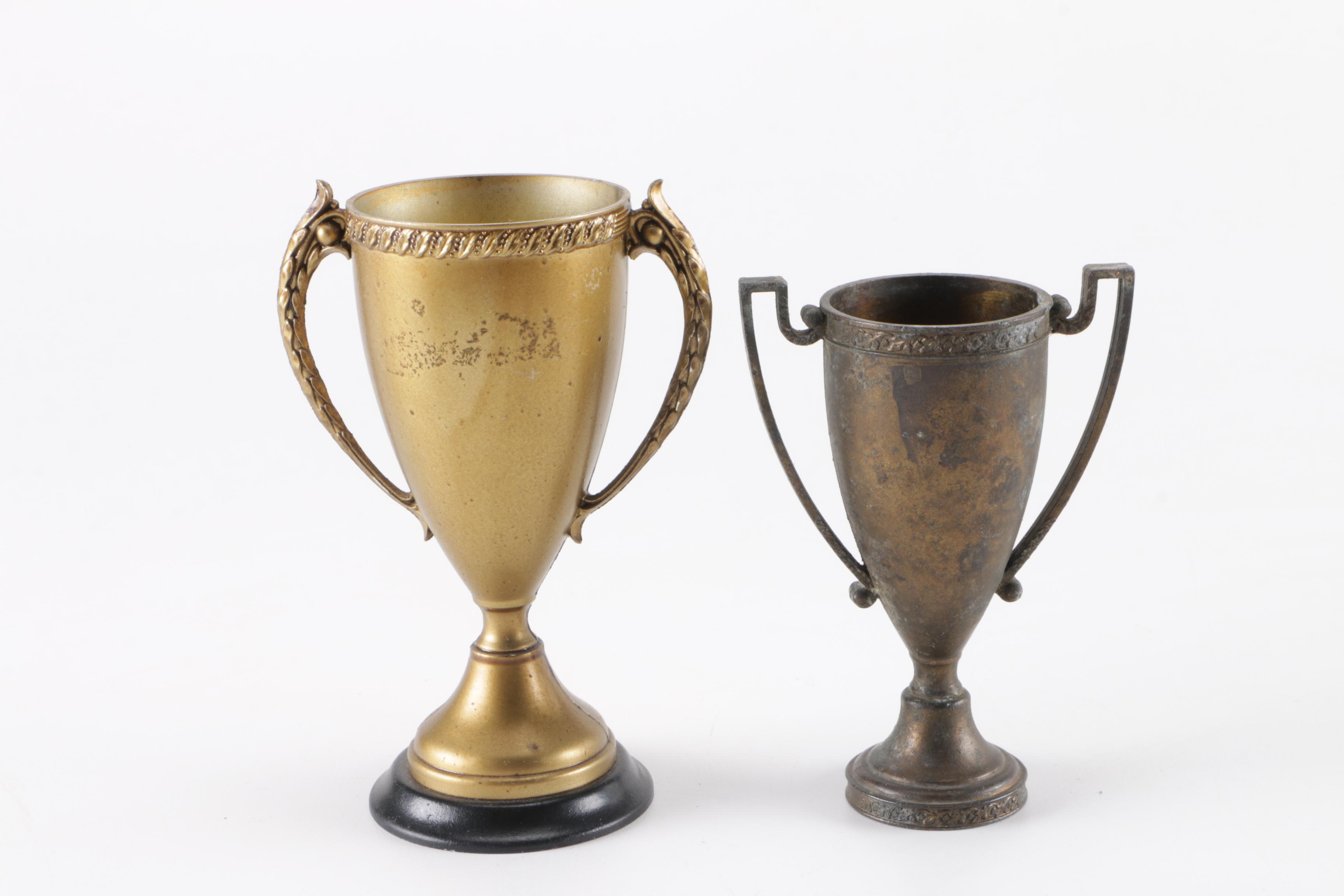 Assorted Metal Trophies