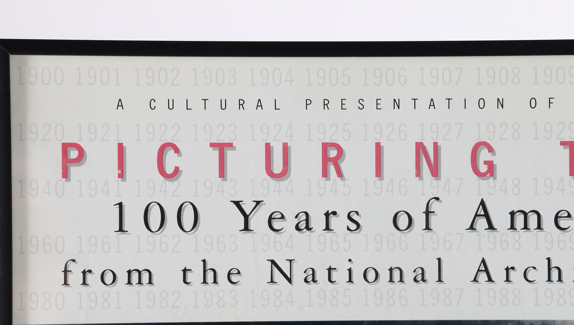Offset Lithograph on Paper "Picturing the Century" Book Poster