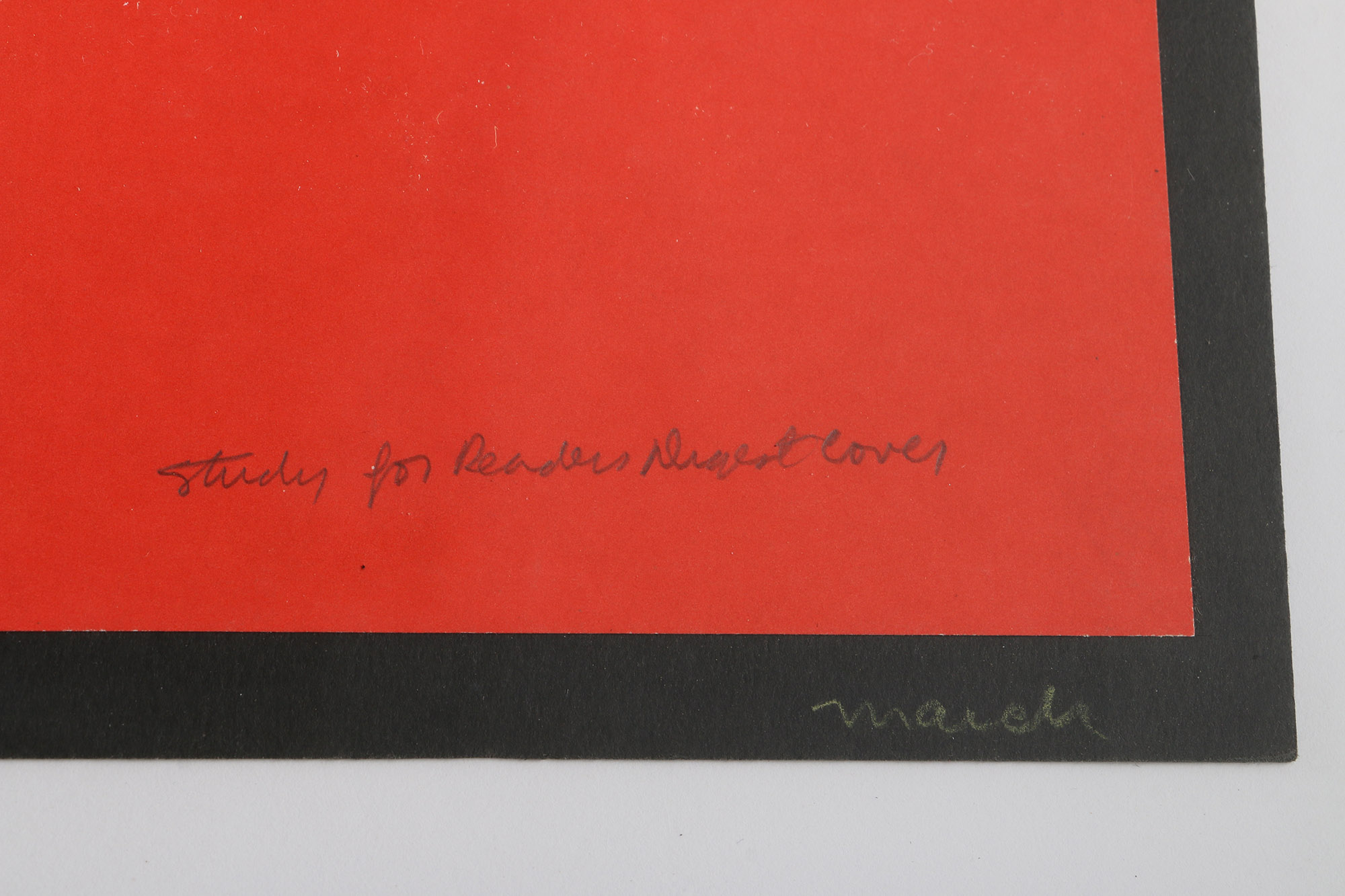 Stanley W. Galli Gouache Painting on Paper "Study for Reader's Digest - March"