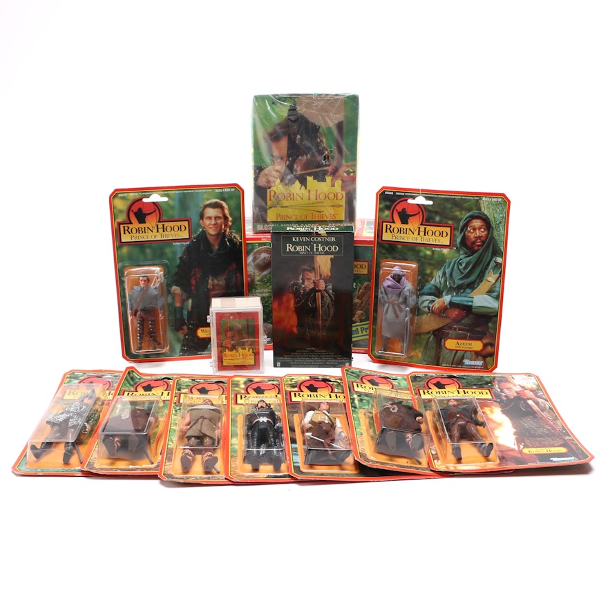 "Robin Hood: Prince of Thieves" VHS and Action Figures