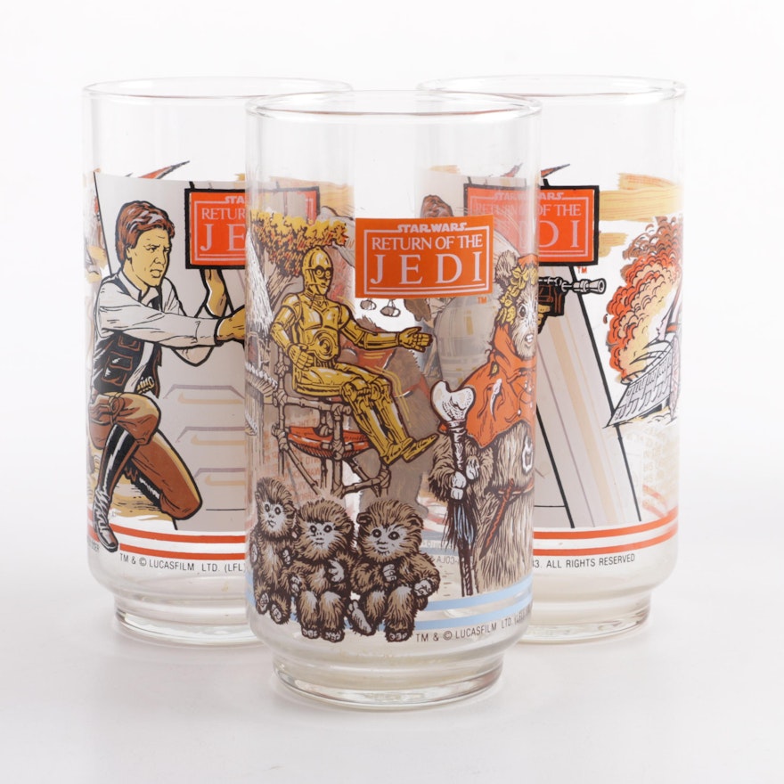 1983 Burger King "Star Wars: Return of the Jedi" Drinking Glasses