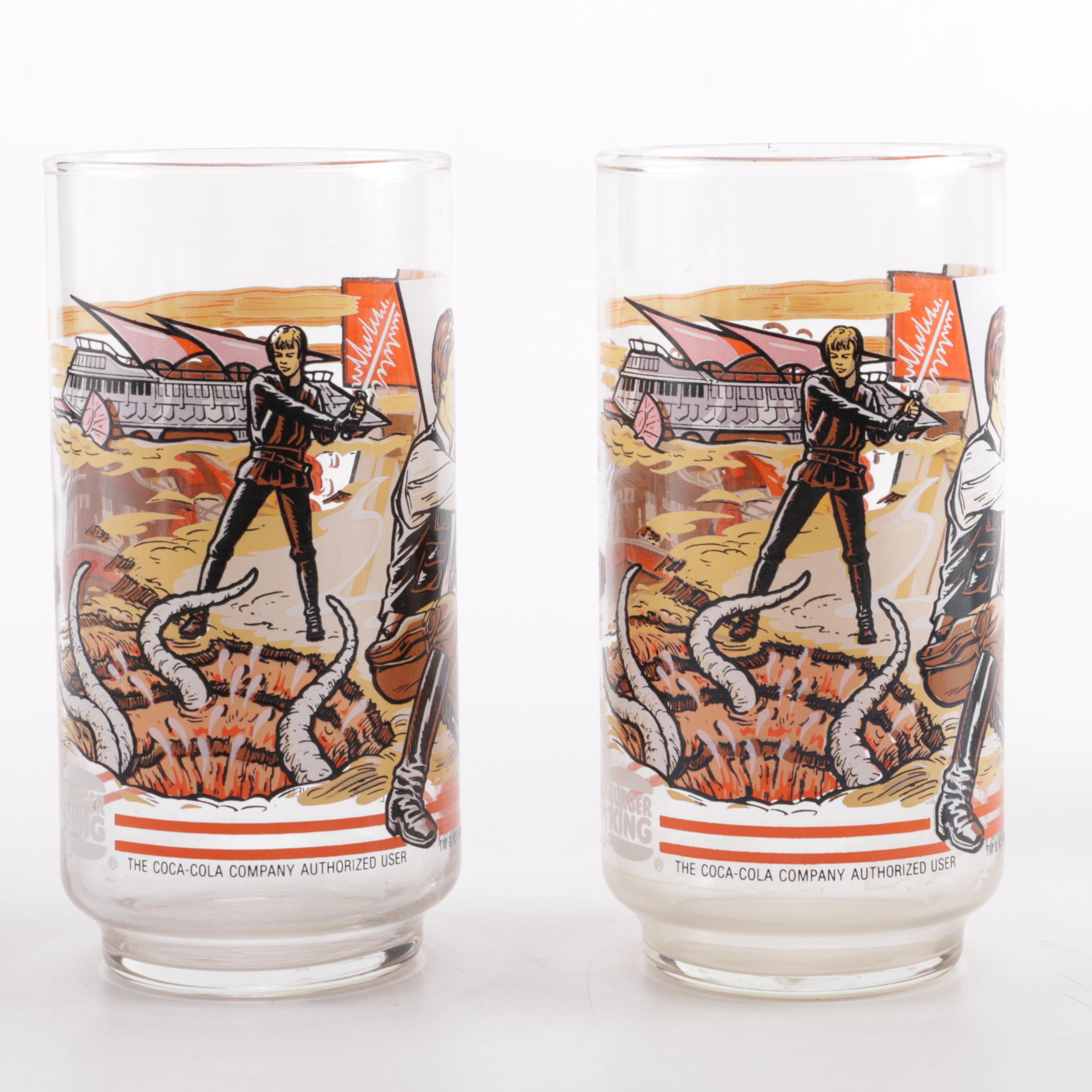 1983 Burger King "Star Wars: Return of the Jedi" Drinking Glasses