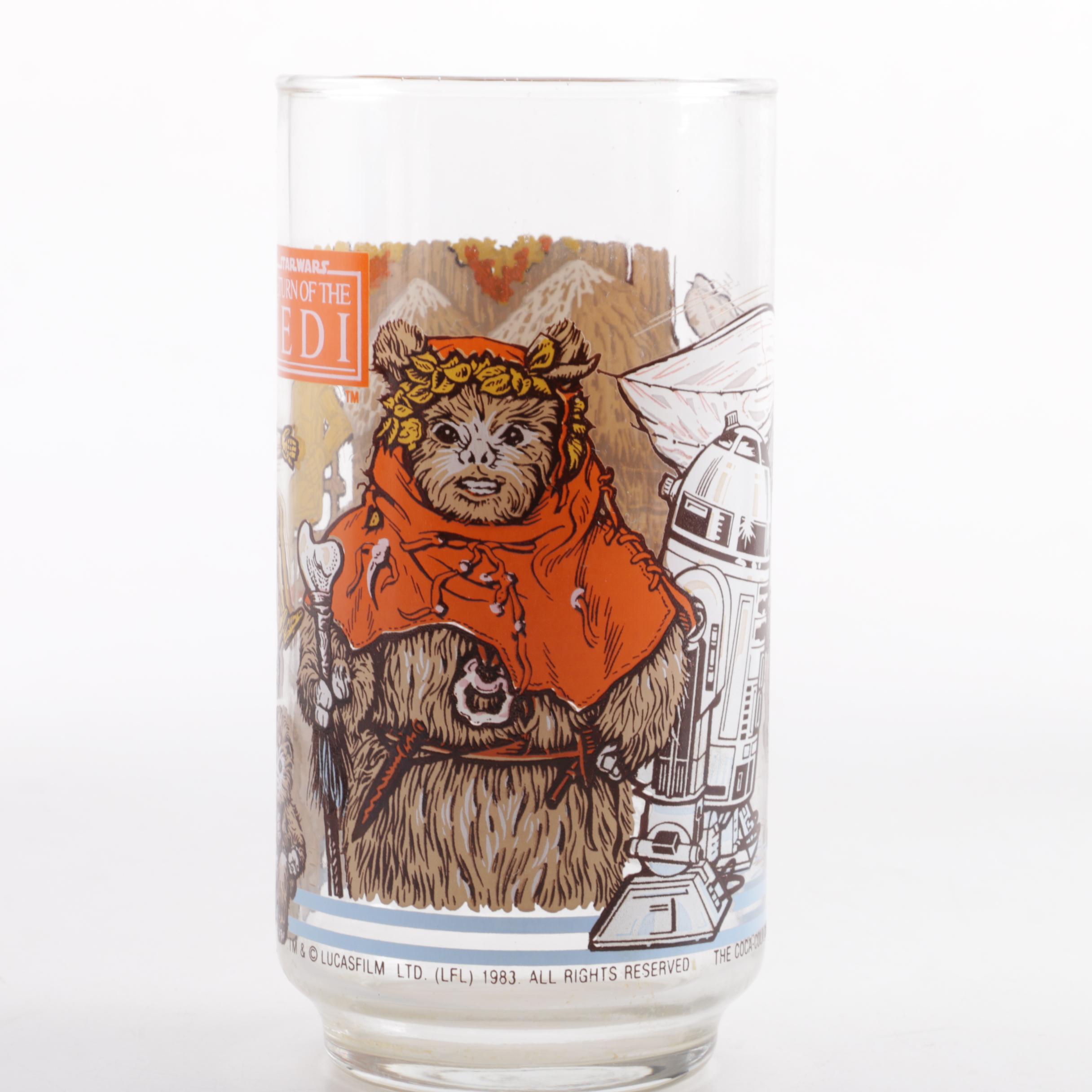 1983 Burger King "Star Wars: Return of the Jedi" Drinking Glasses
