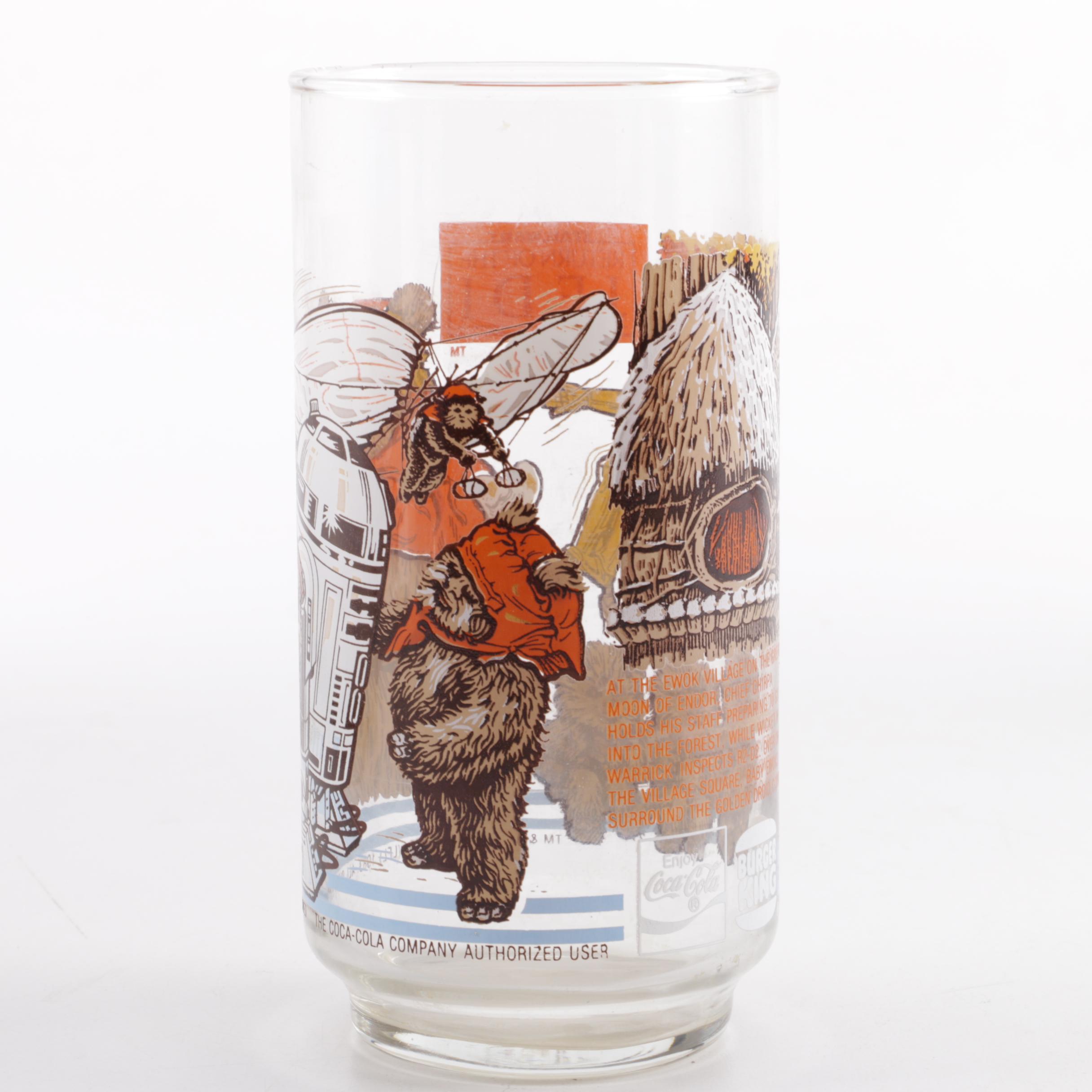 1983 Burger King "Star Wars: Return of the Jedi" Drinking Glasses