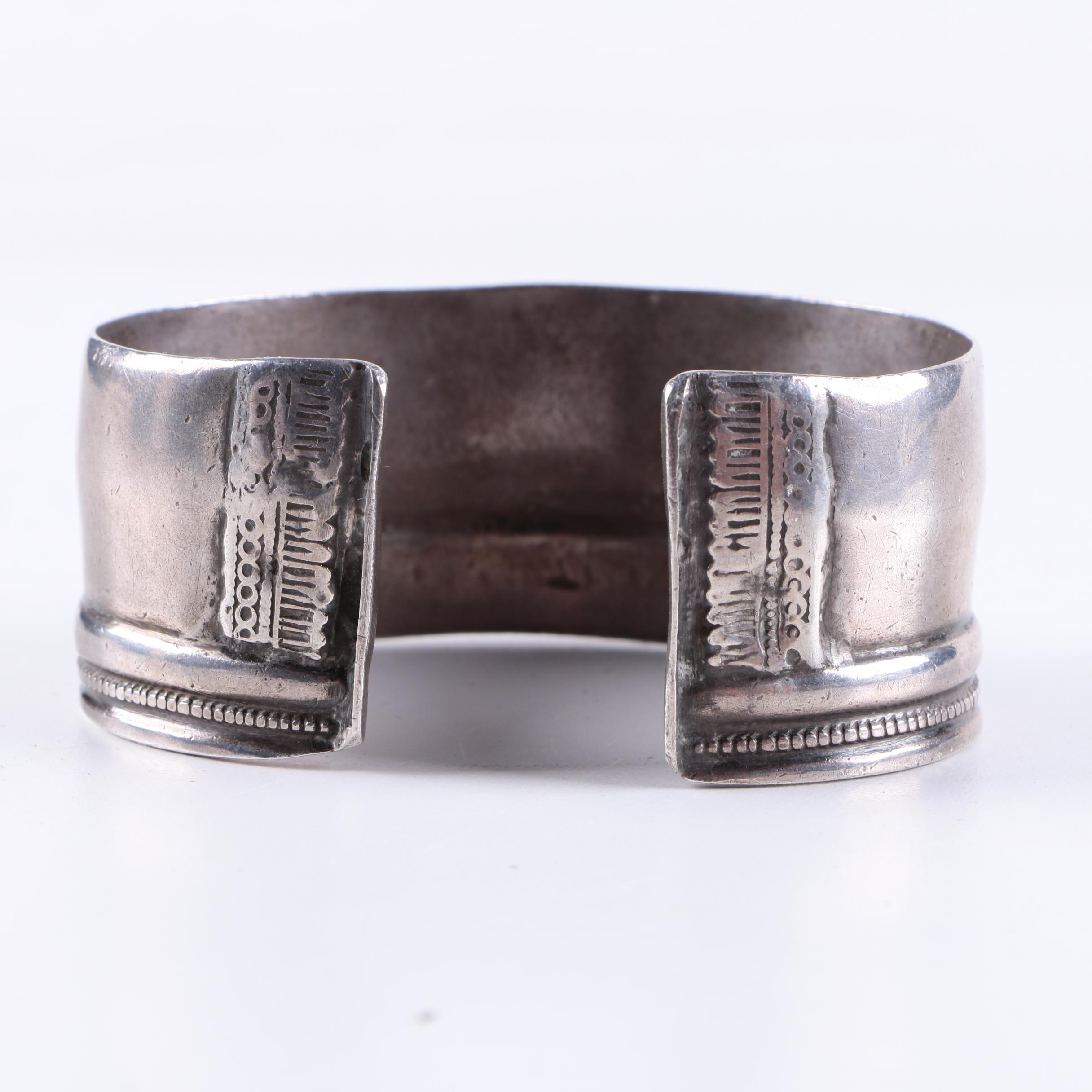 Vintage Sterling Silver Cuff Bracelet