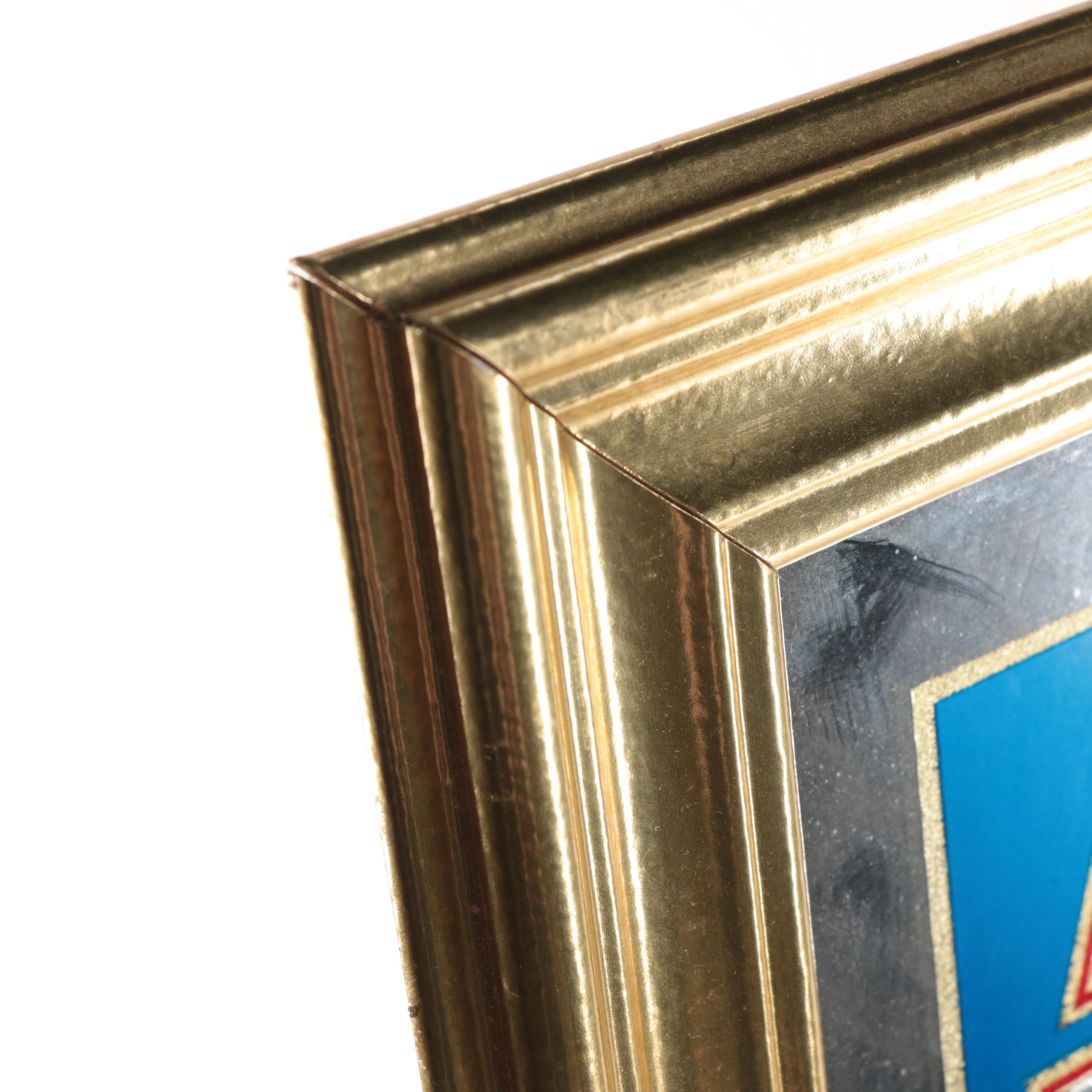 Bud Light Bar Mirror Celebrating NHL Winners