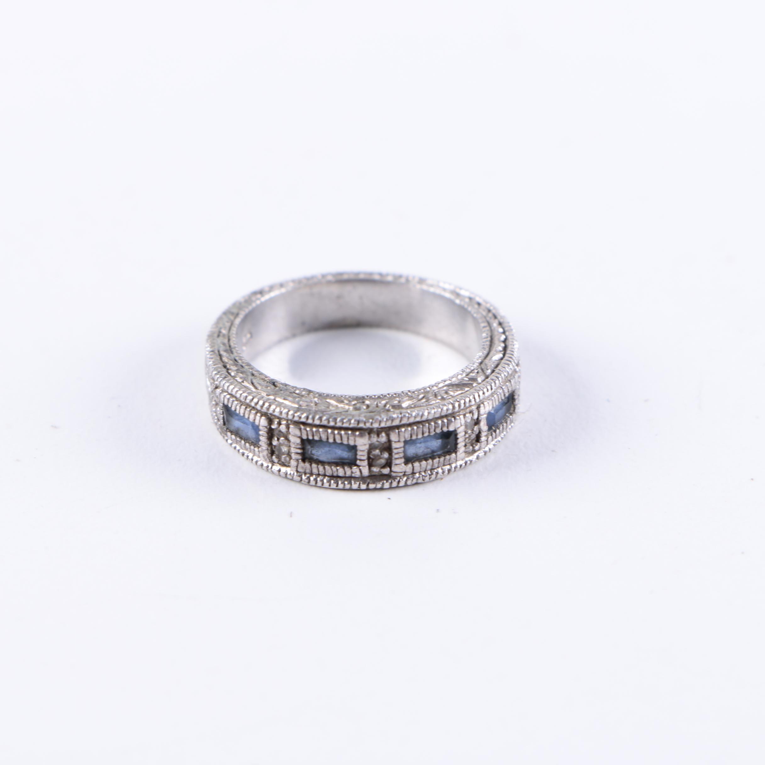 Sterling and Gemstone Rings Including Garnet