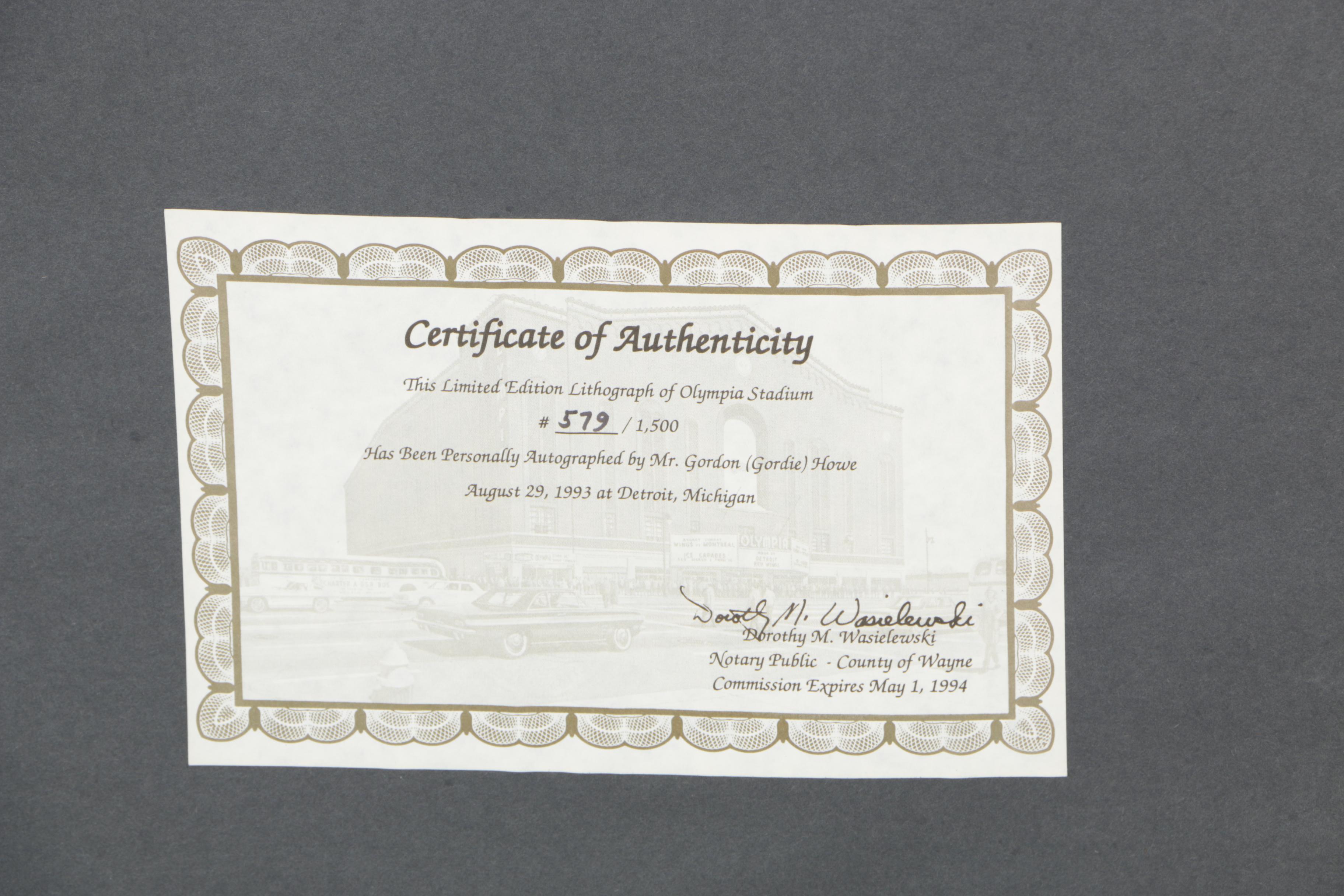 William Moss Limited Edition Lithographs of Detroit Stadiums