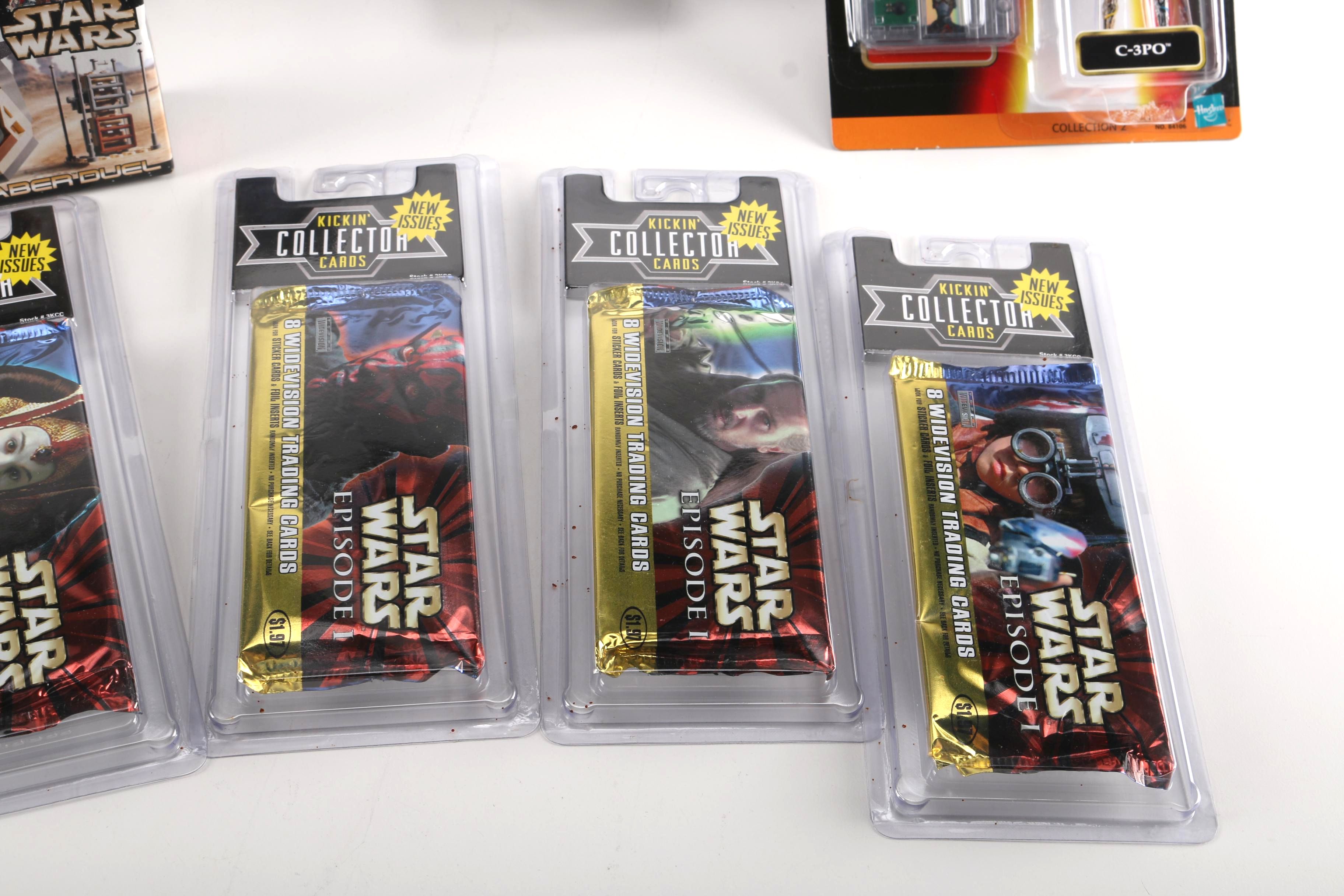 "Star Wars" Action Figures, Trading Cards, and Puzzle