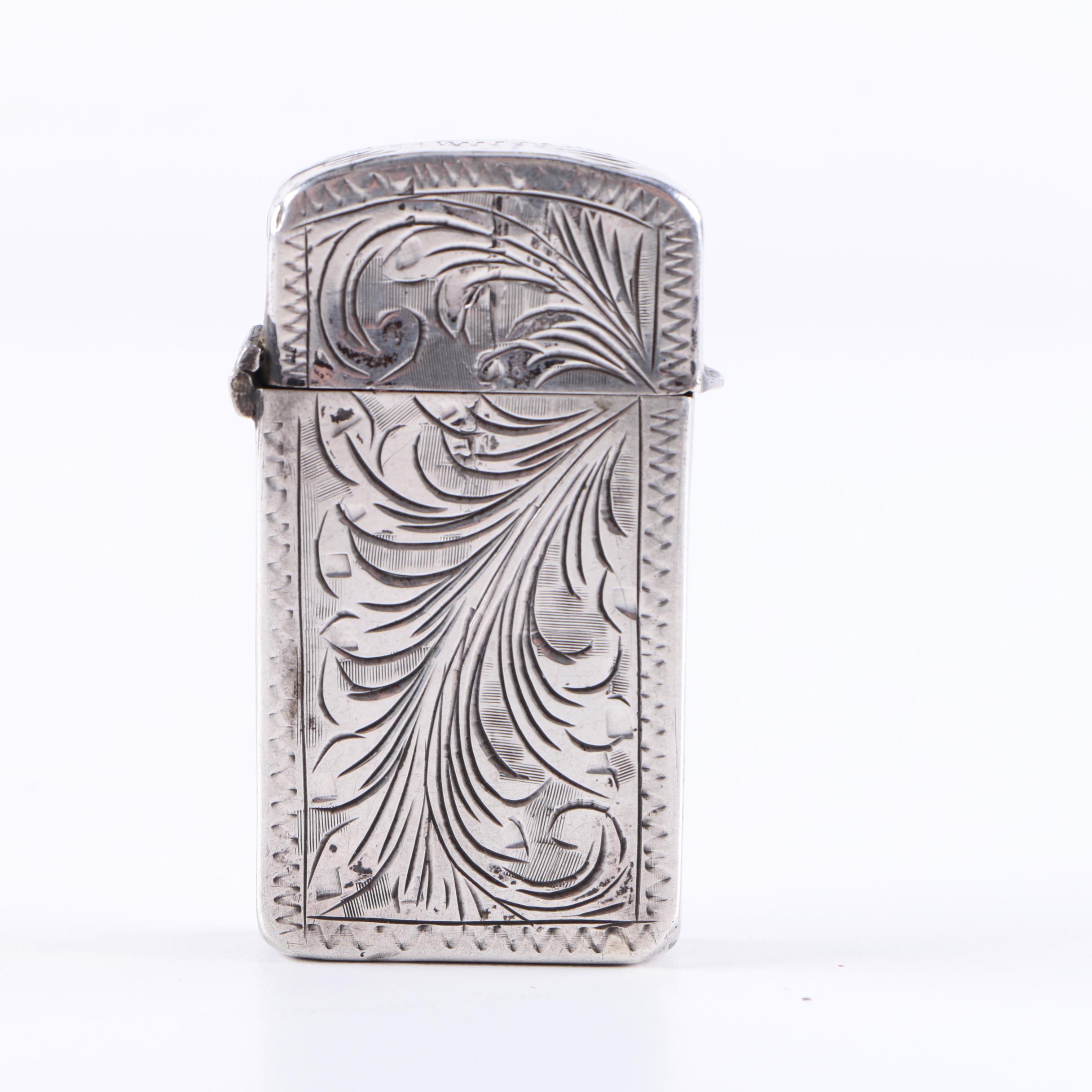 Sterling Silver Accessories Including a Cross Pendant