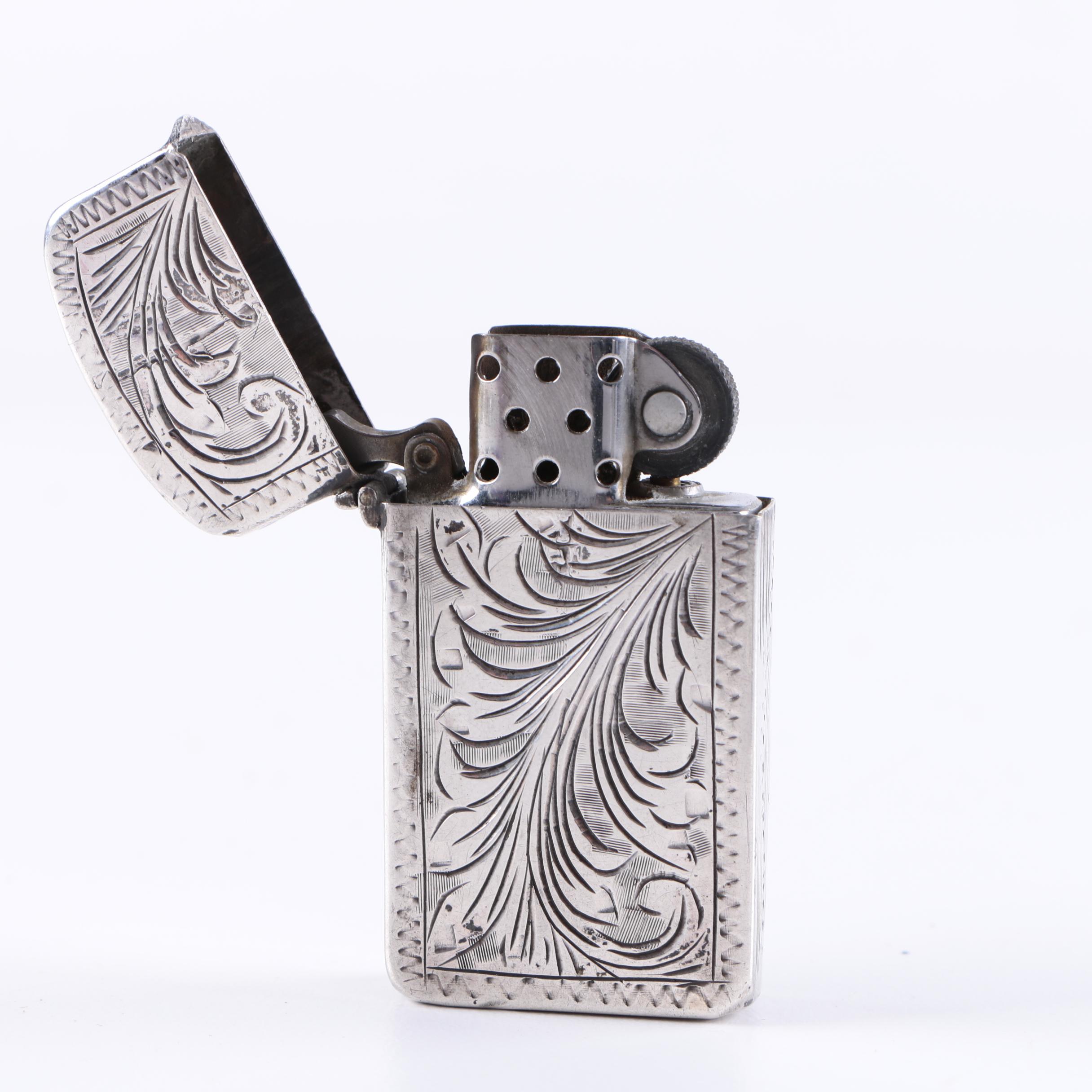 Sterling Silver Accessories Including a Cross Pendant