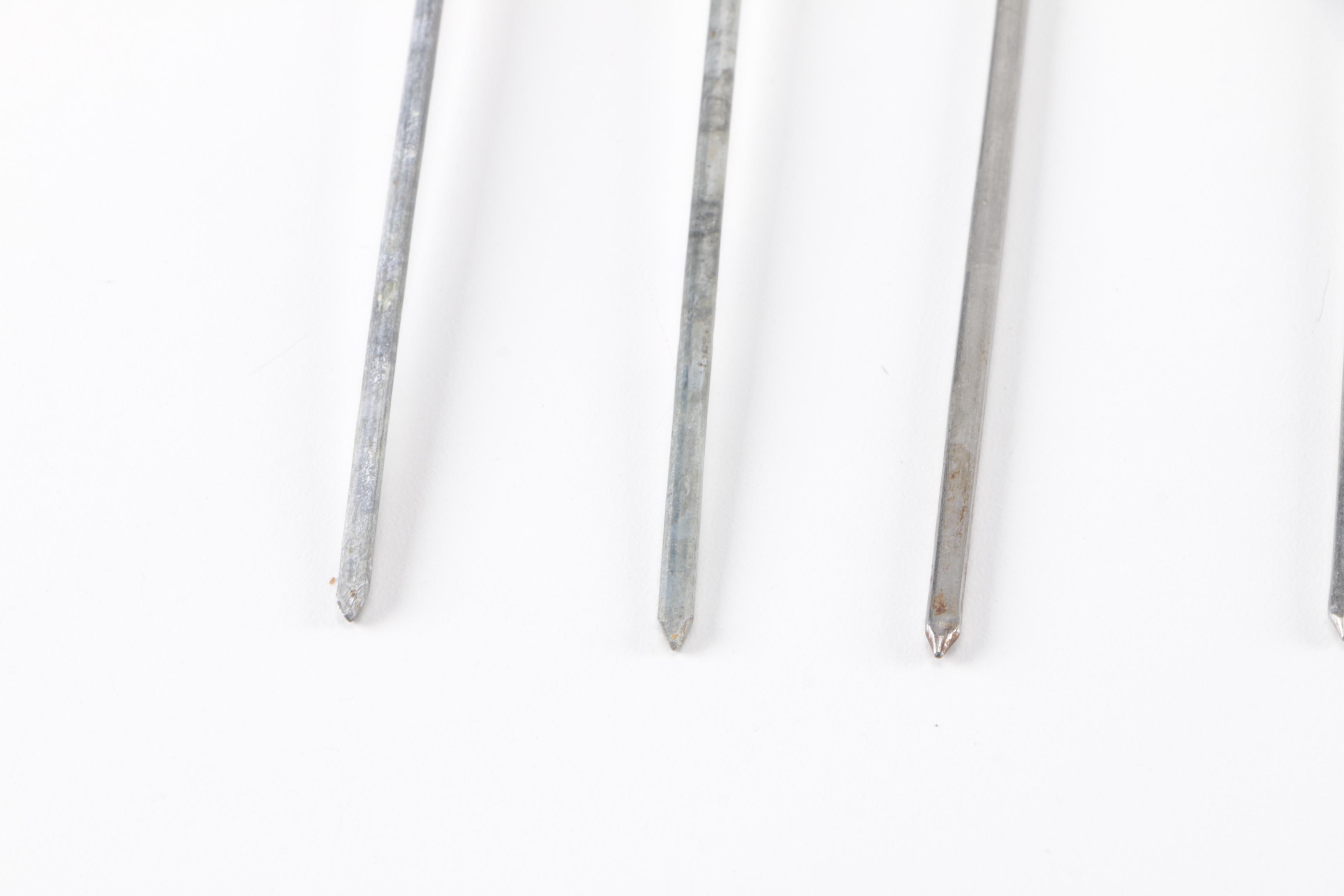 Assortment of Metal Kebab Skewers