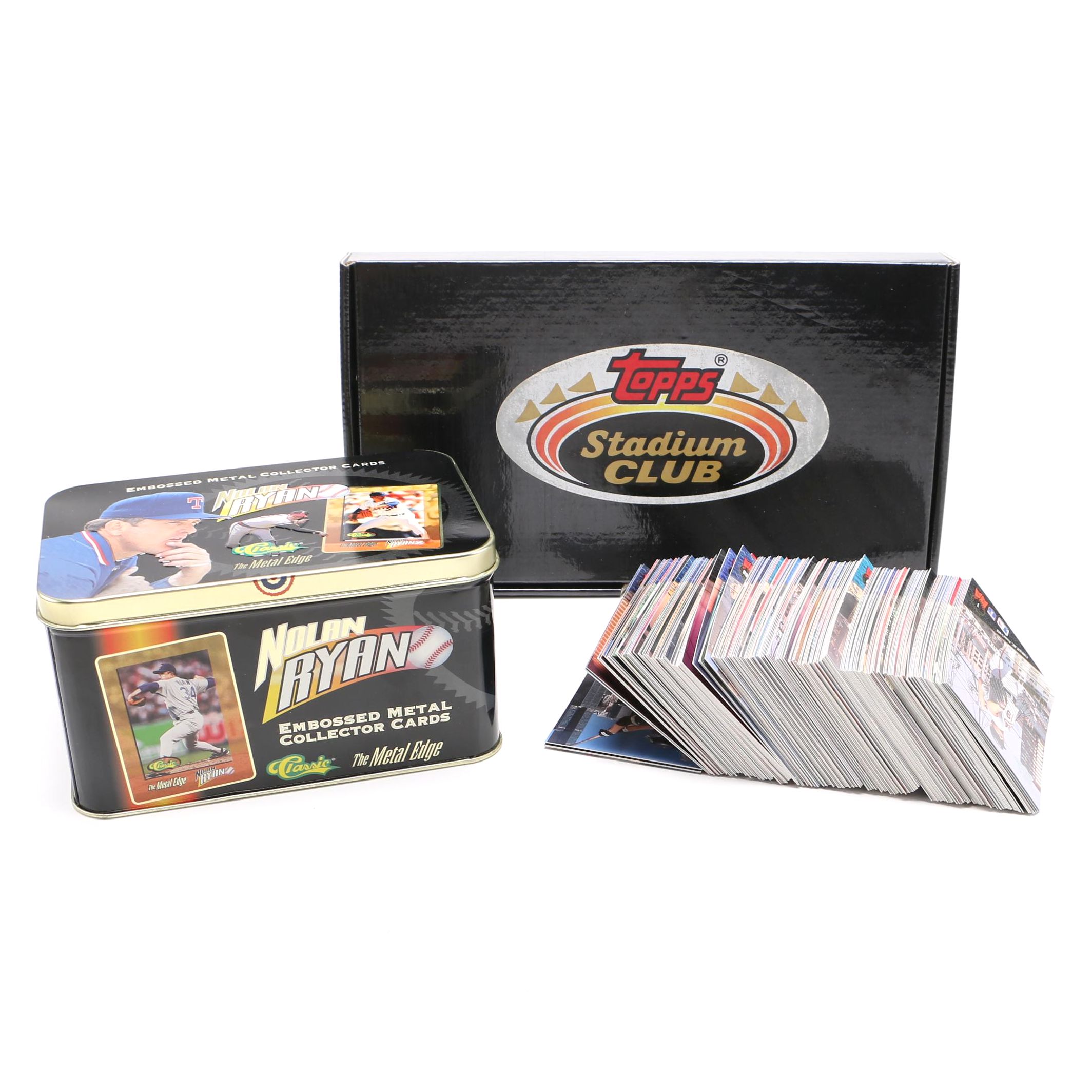 1995 Nolan Ryan Embossed Metal Collector Cards