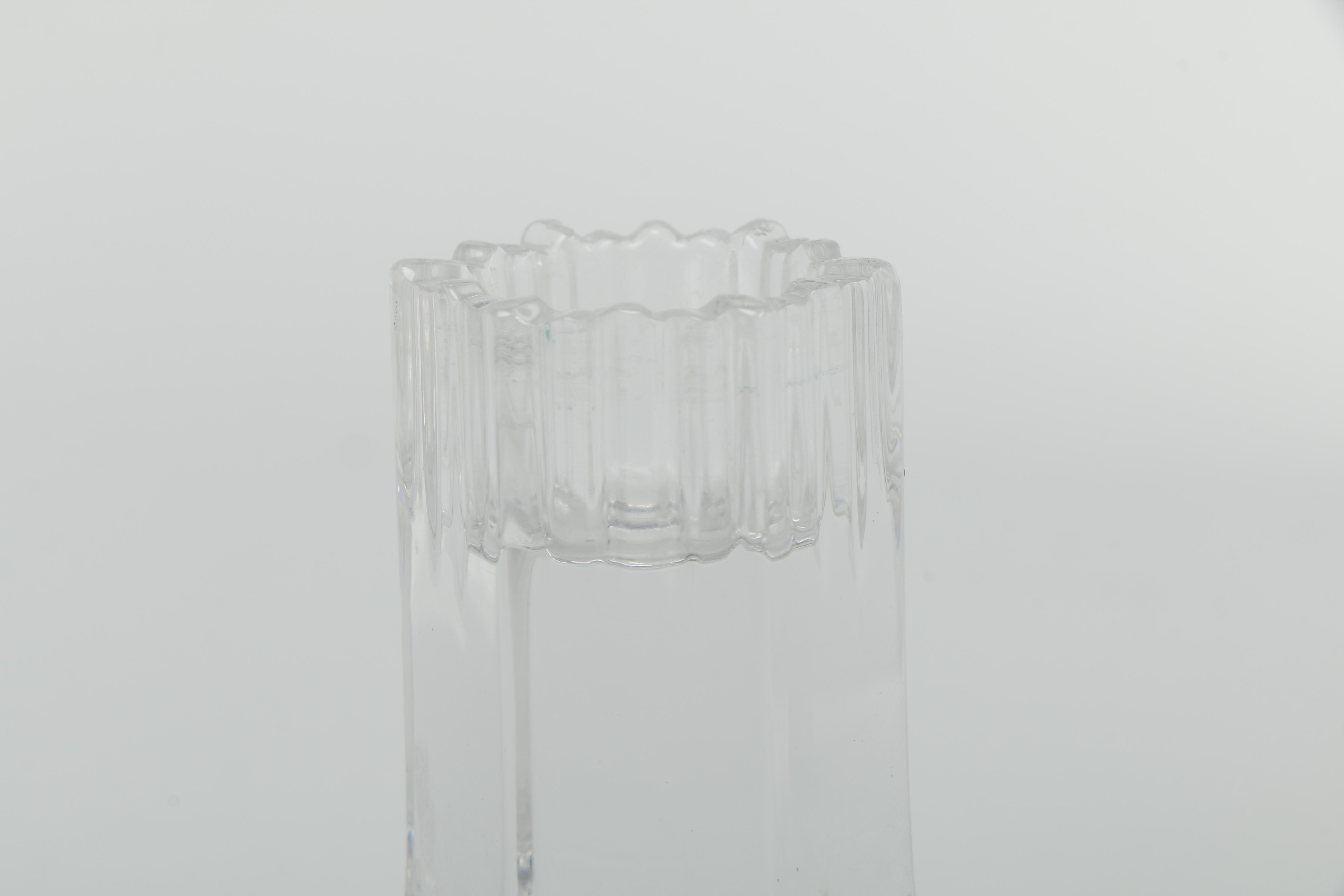 Tiffany & Co. "Louis Comfort Tiffany Collection" Crystal Candleholders