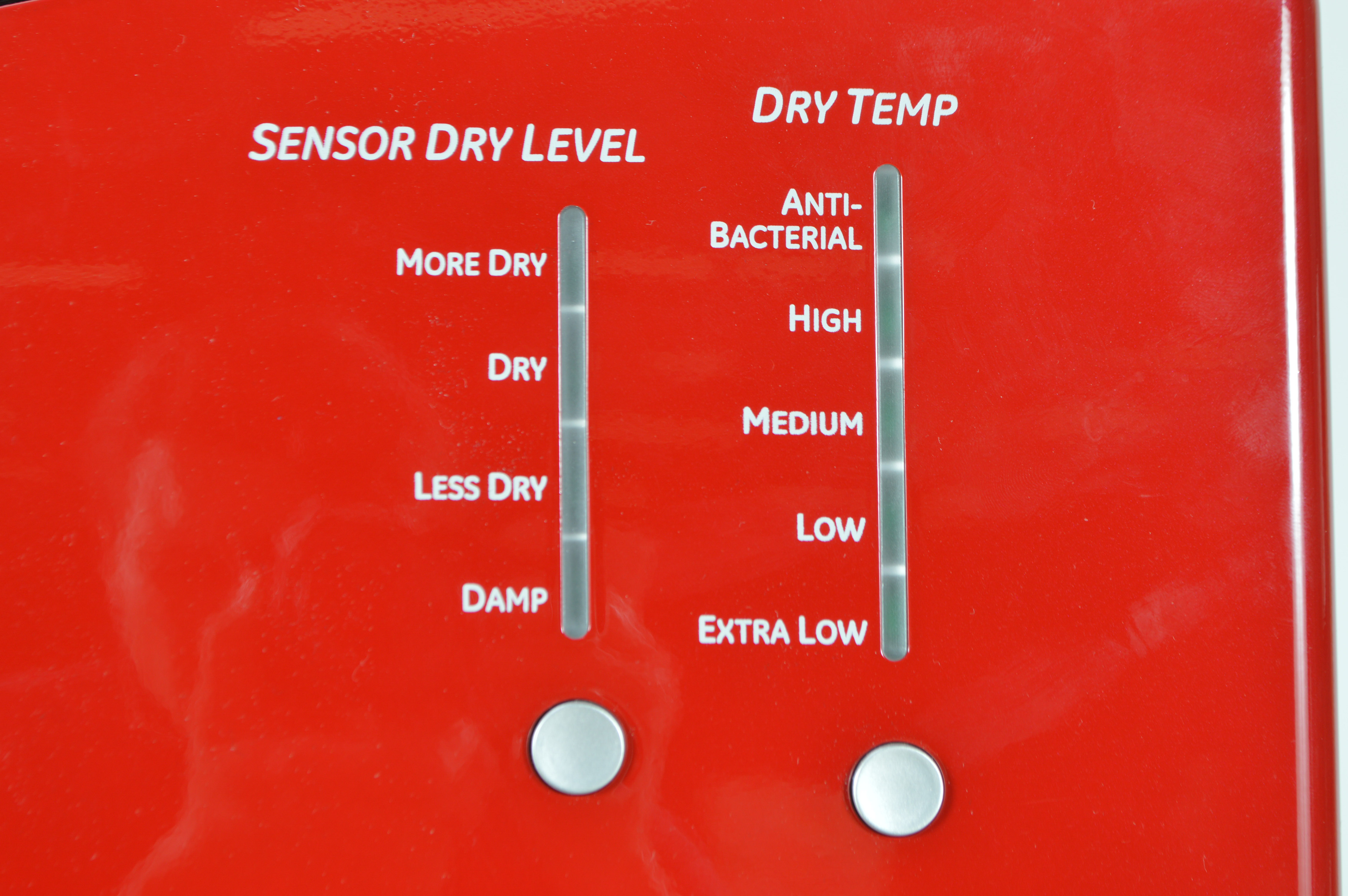 Red GE Electric Dryer