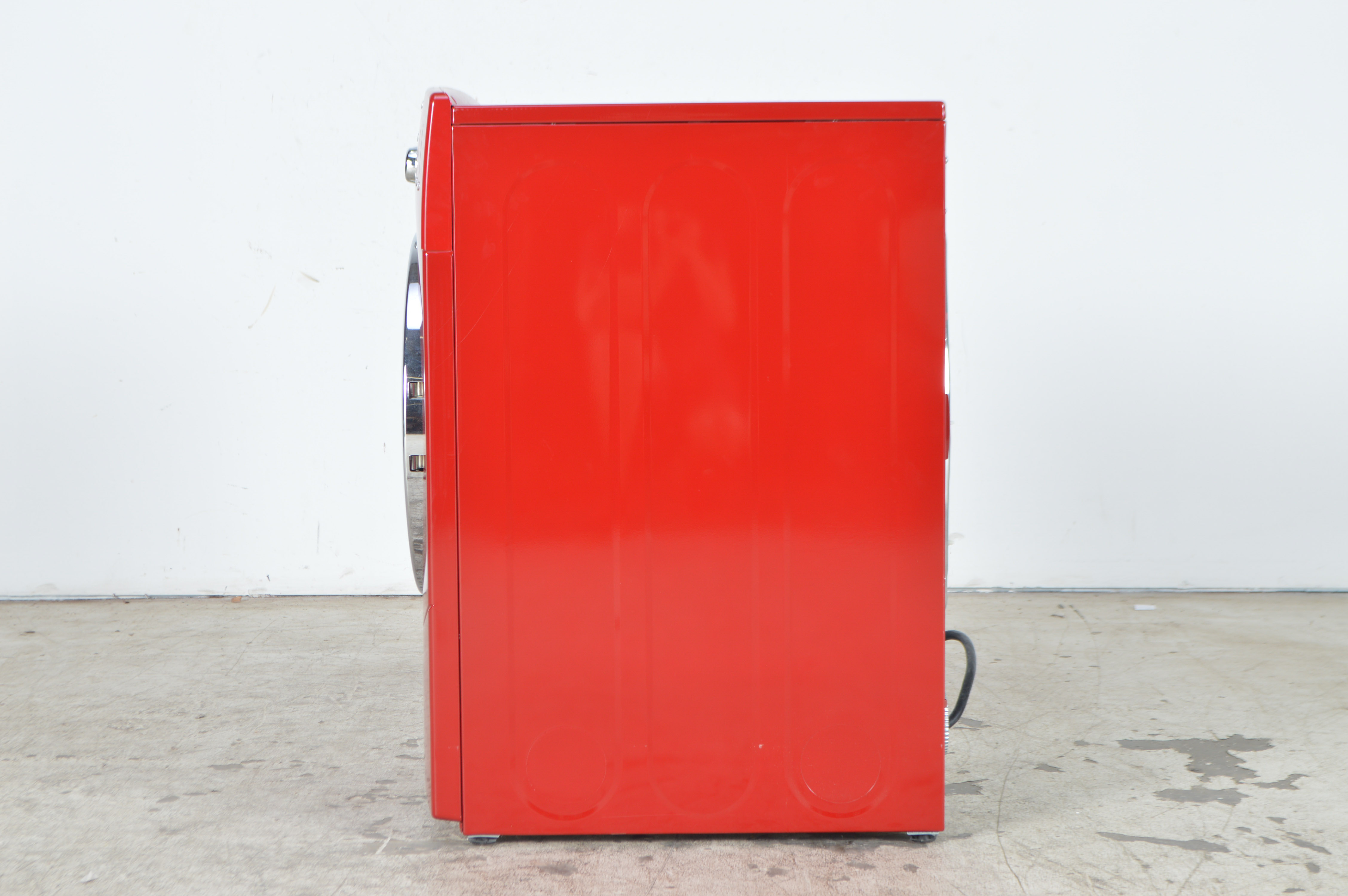 Red GE Electric Dryer