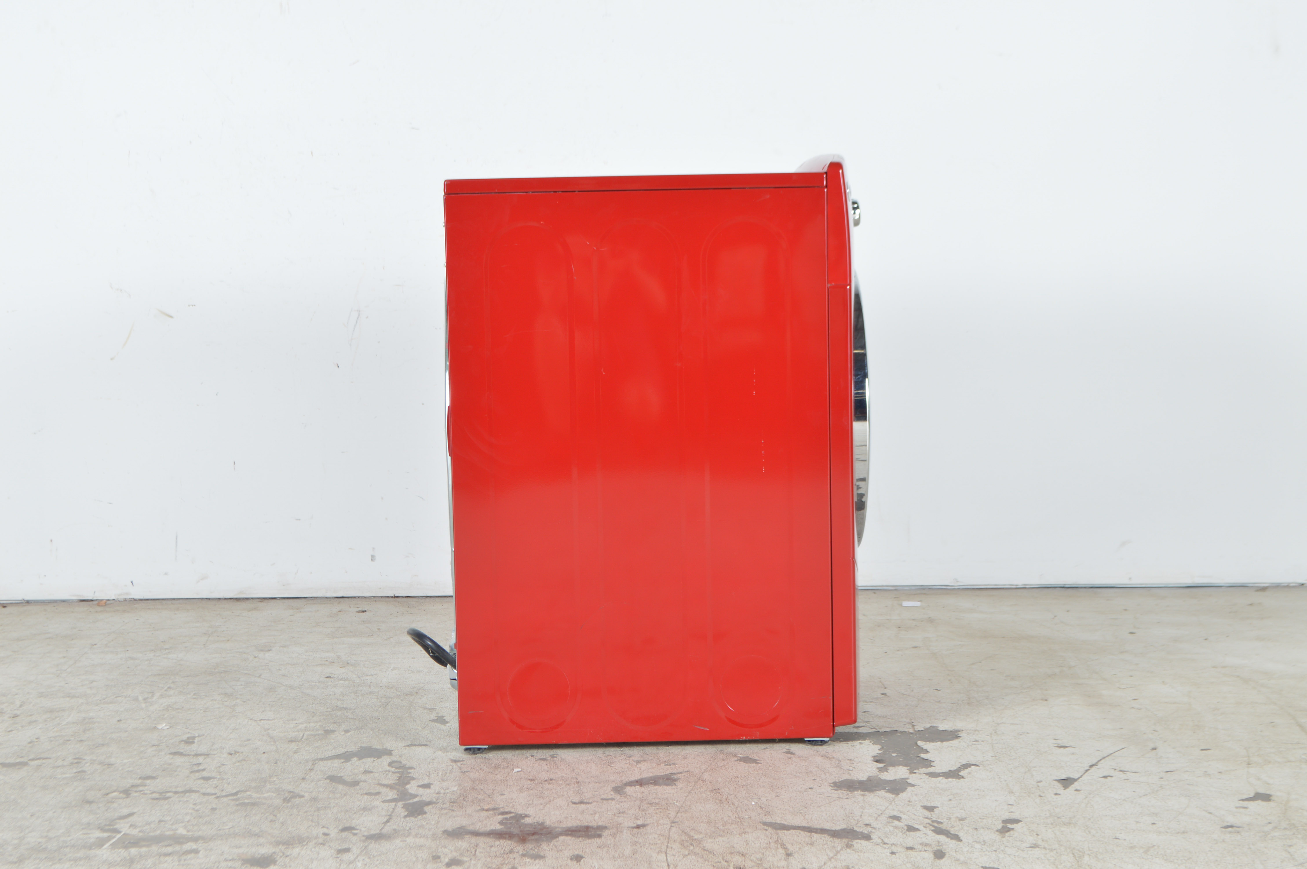 Red GE Electric Dryer