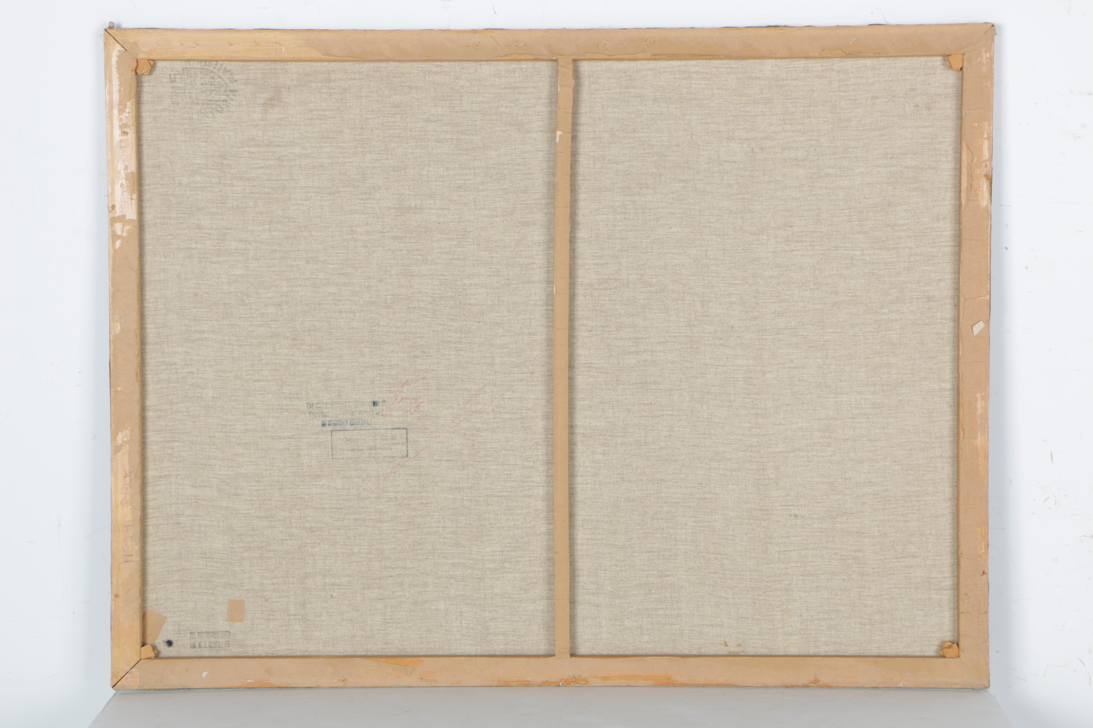 Signed Original Oil Painting Of Mountain Village