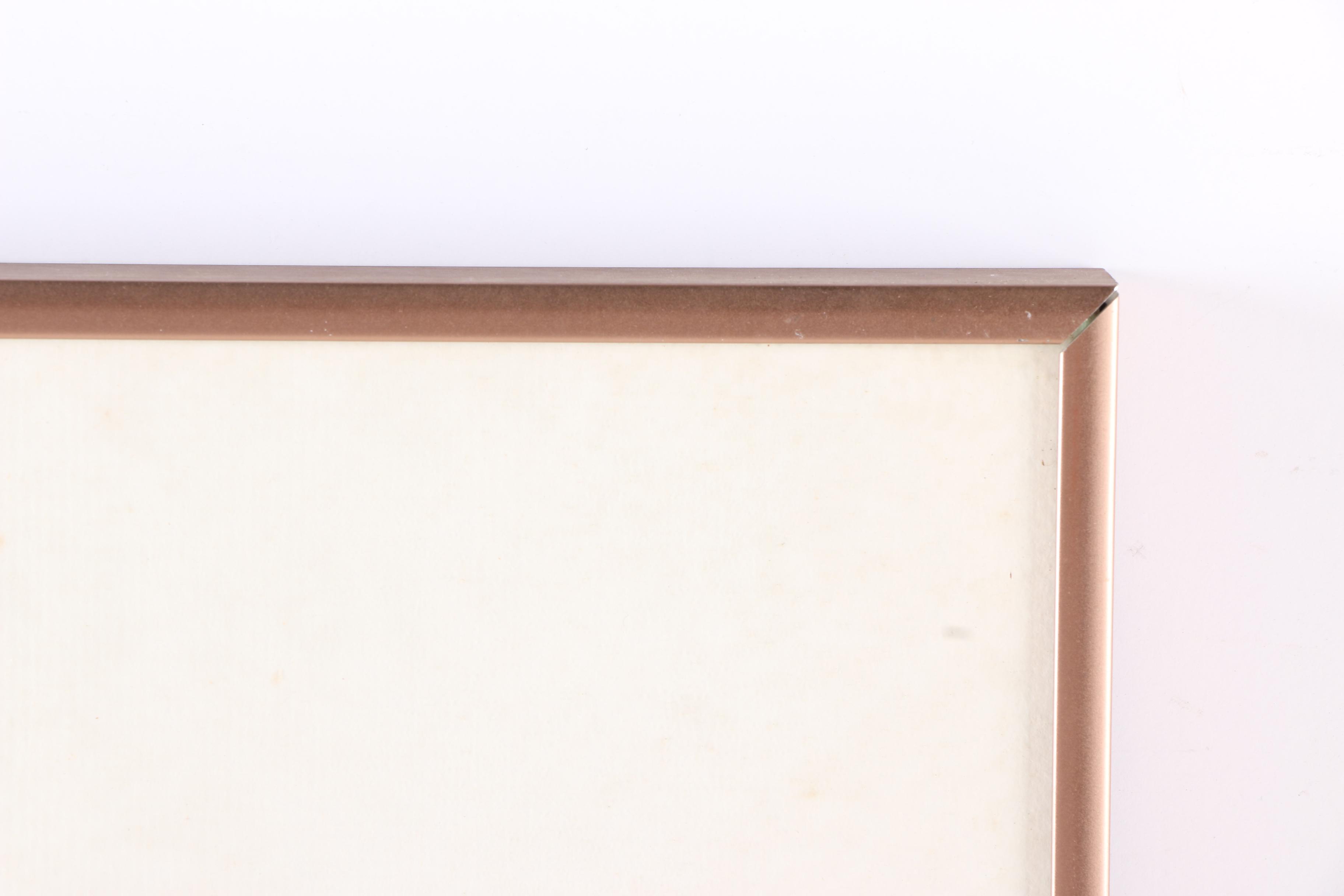 Linocut on Paper "Moses"