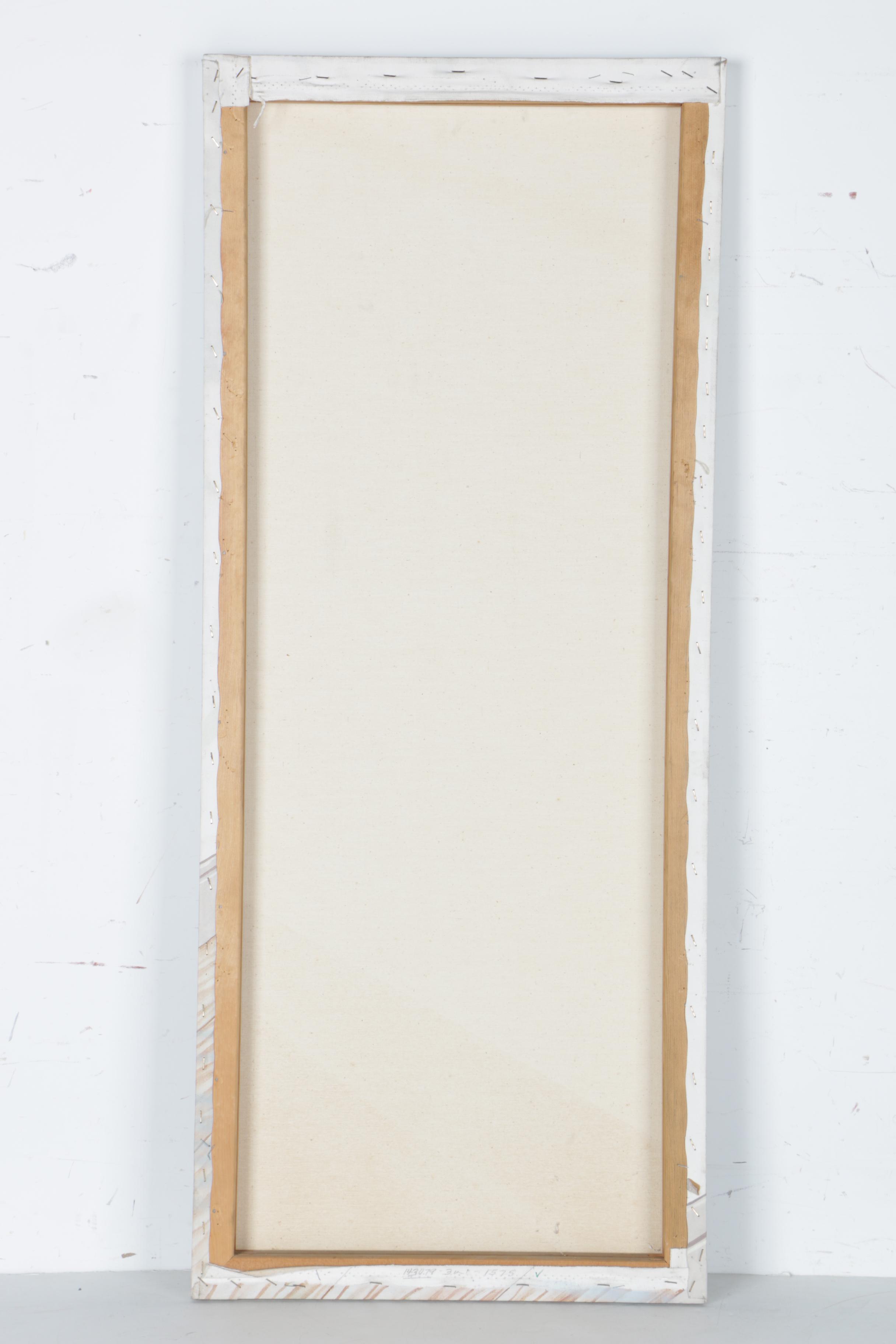 Original Oil Painting on Canvas of a Wall