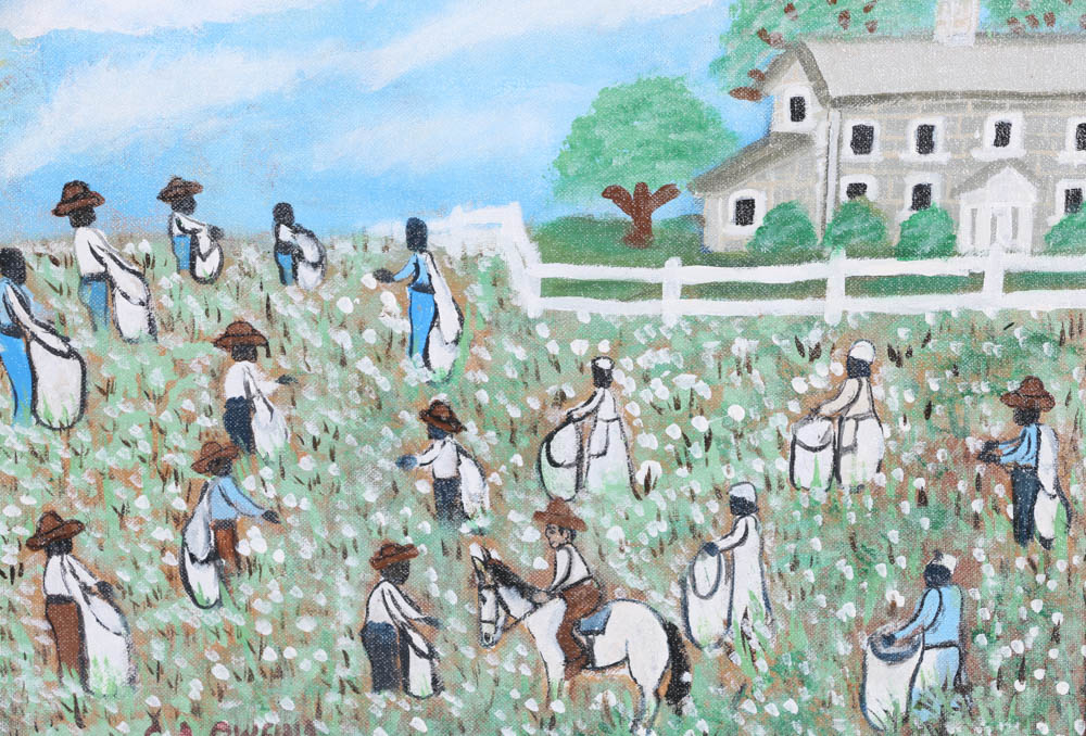 Original Folk Art Painting by Charles A Owens (1922-1997)