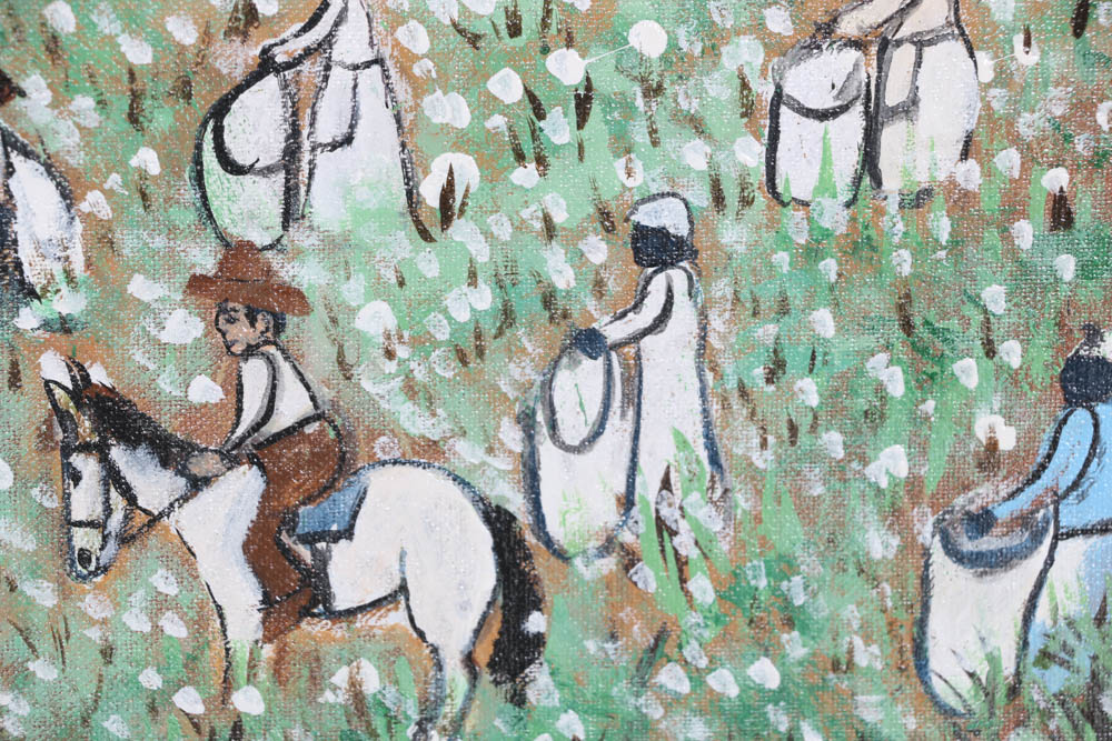 Original Folk Art Painting by Charles A Owens (1922-1997)