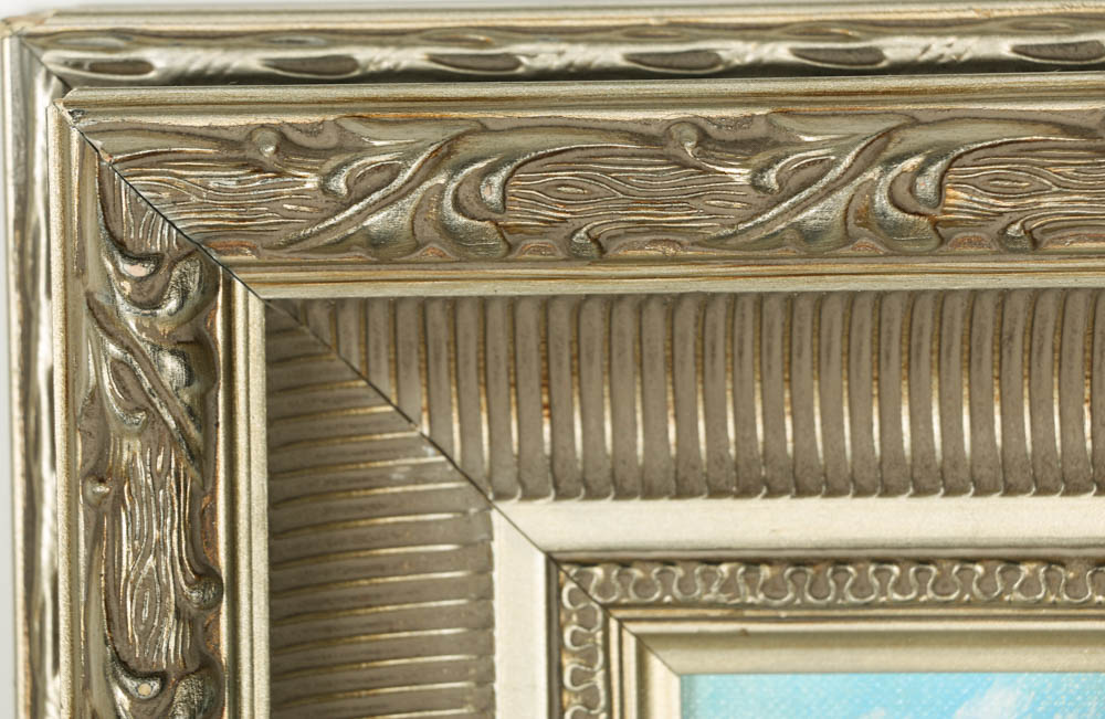 Original Folk Art Painting by Charles A Owens (1922-1997)