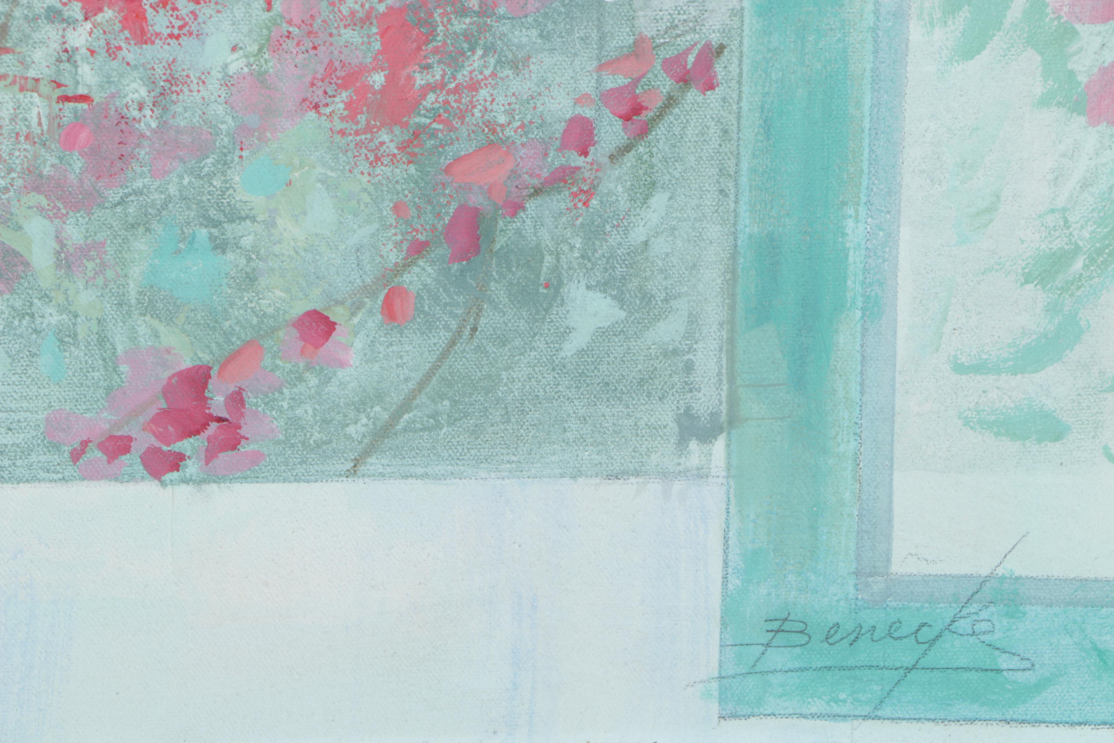 William Benecke Original Oil "Window on Capri"