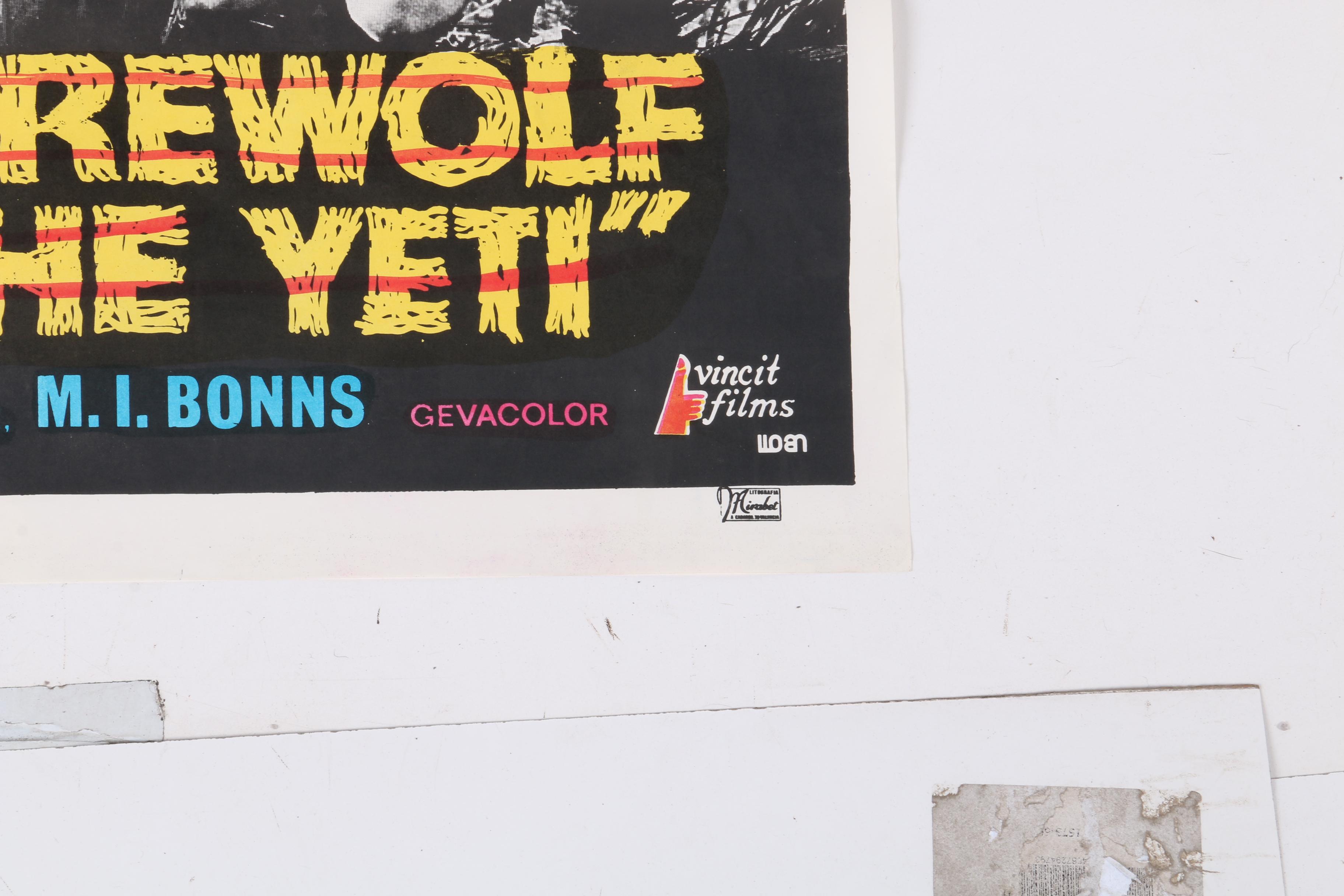 Collection of Monster Movie Posters