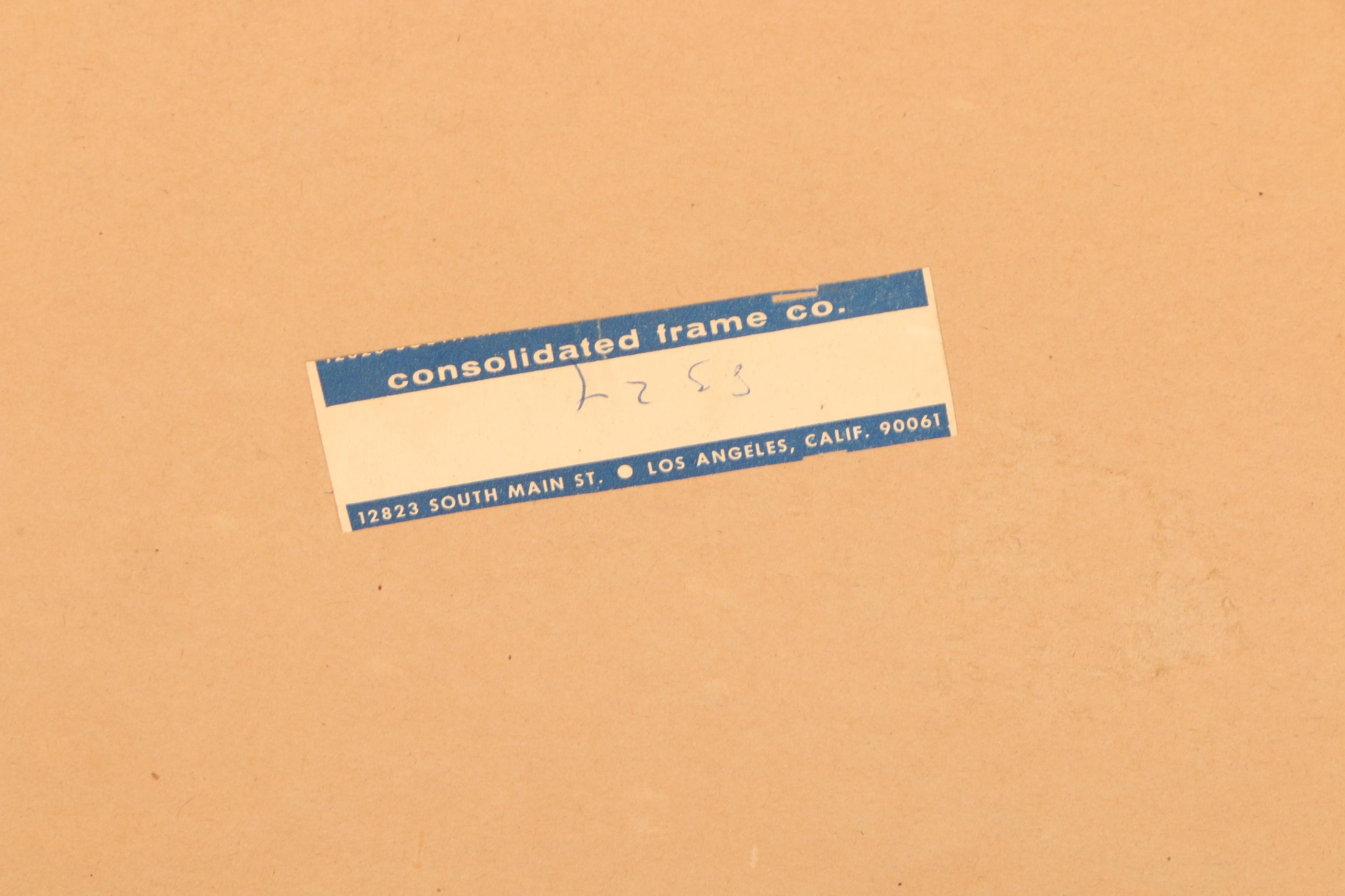 Framed Offset Lithograph of Landscapes