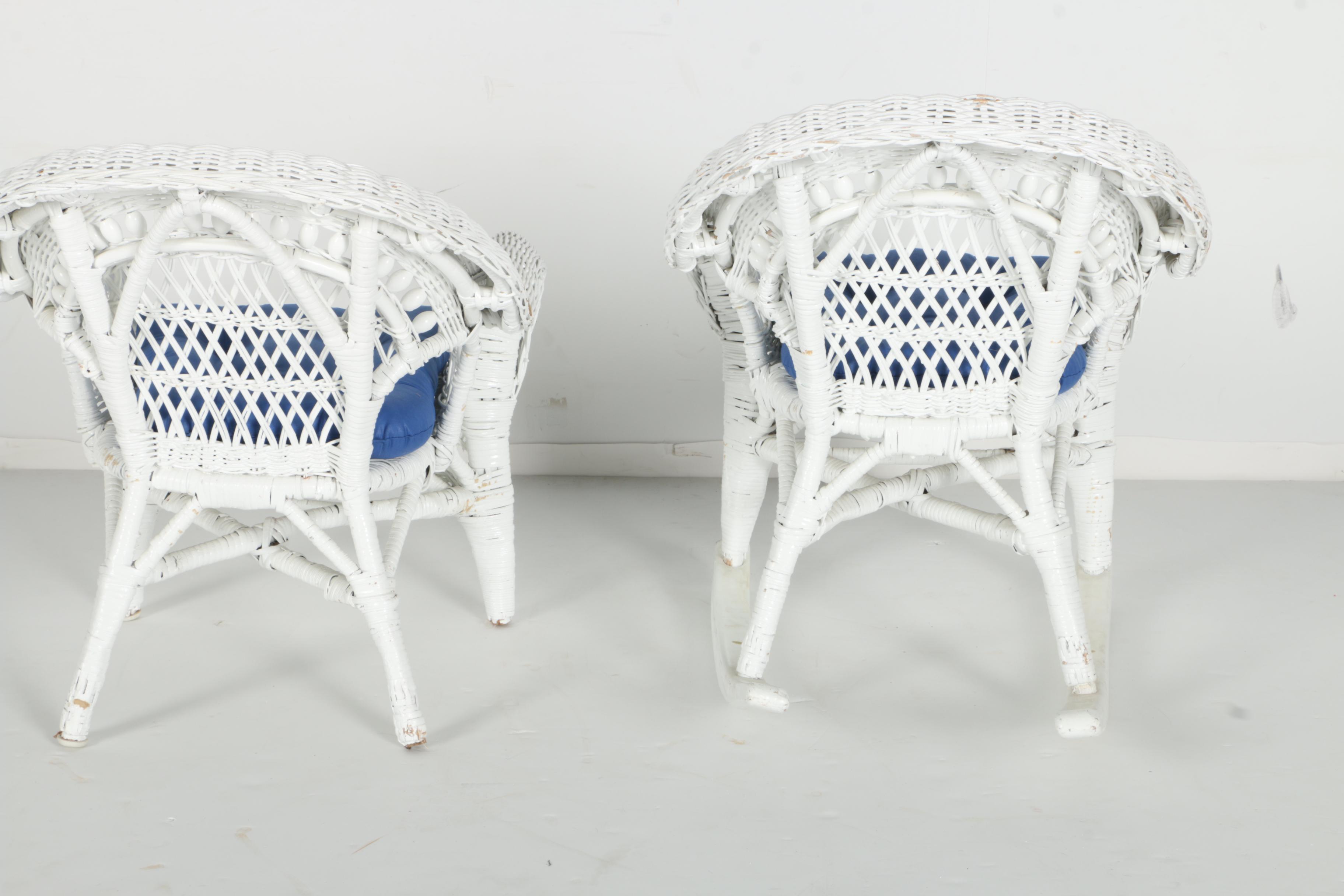 Children's Wicker Toy Furniture Set