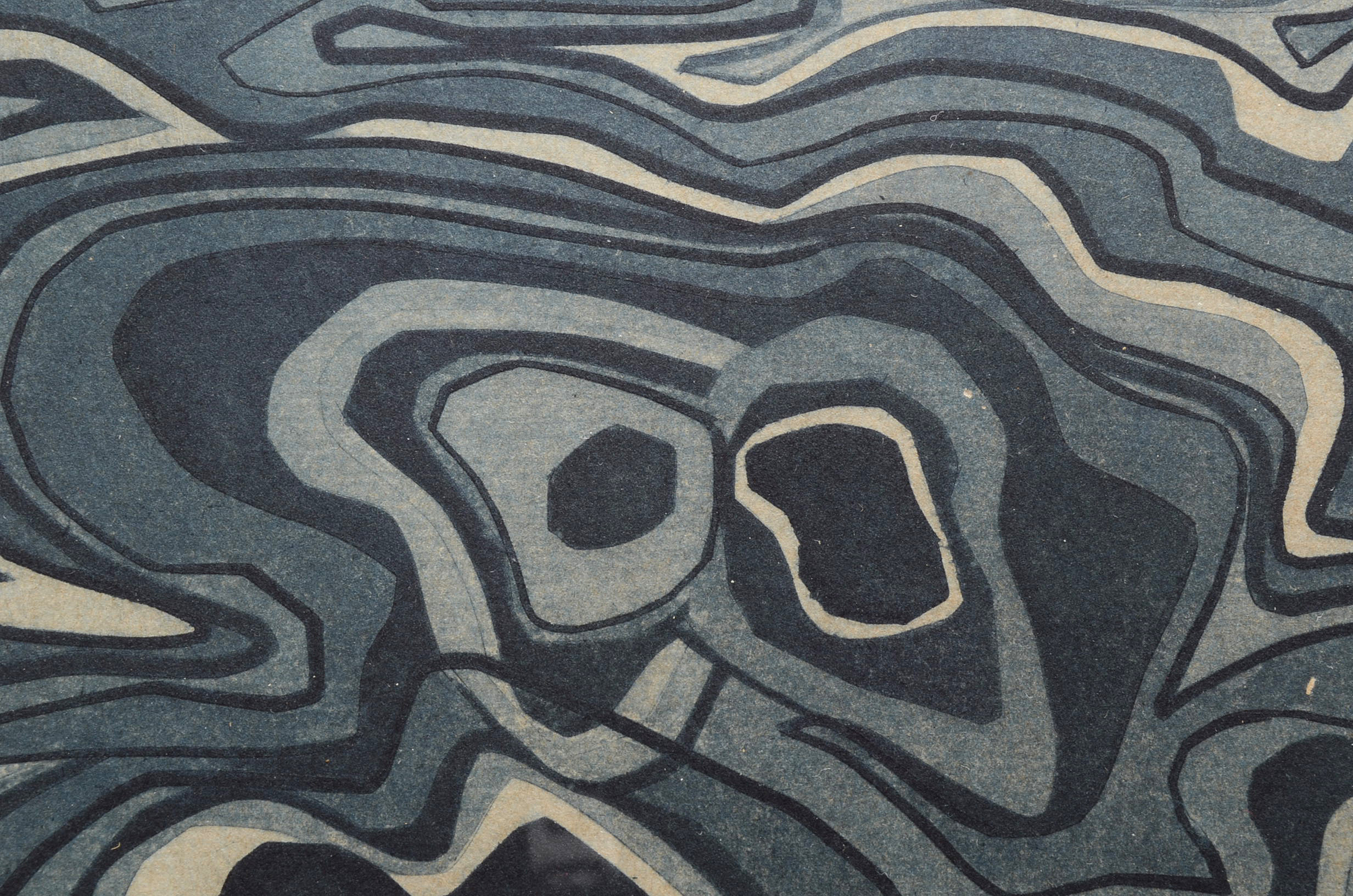 Jean Lodge 1973 Signed Limited Edition Artist's Proof Aquatint Etching "Inlet"