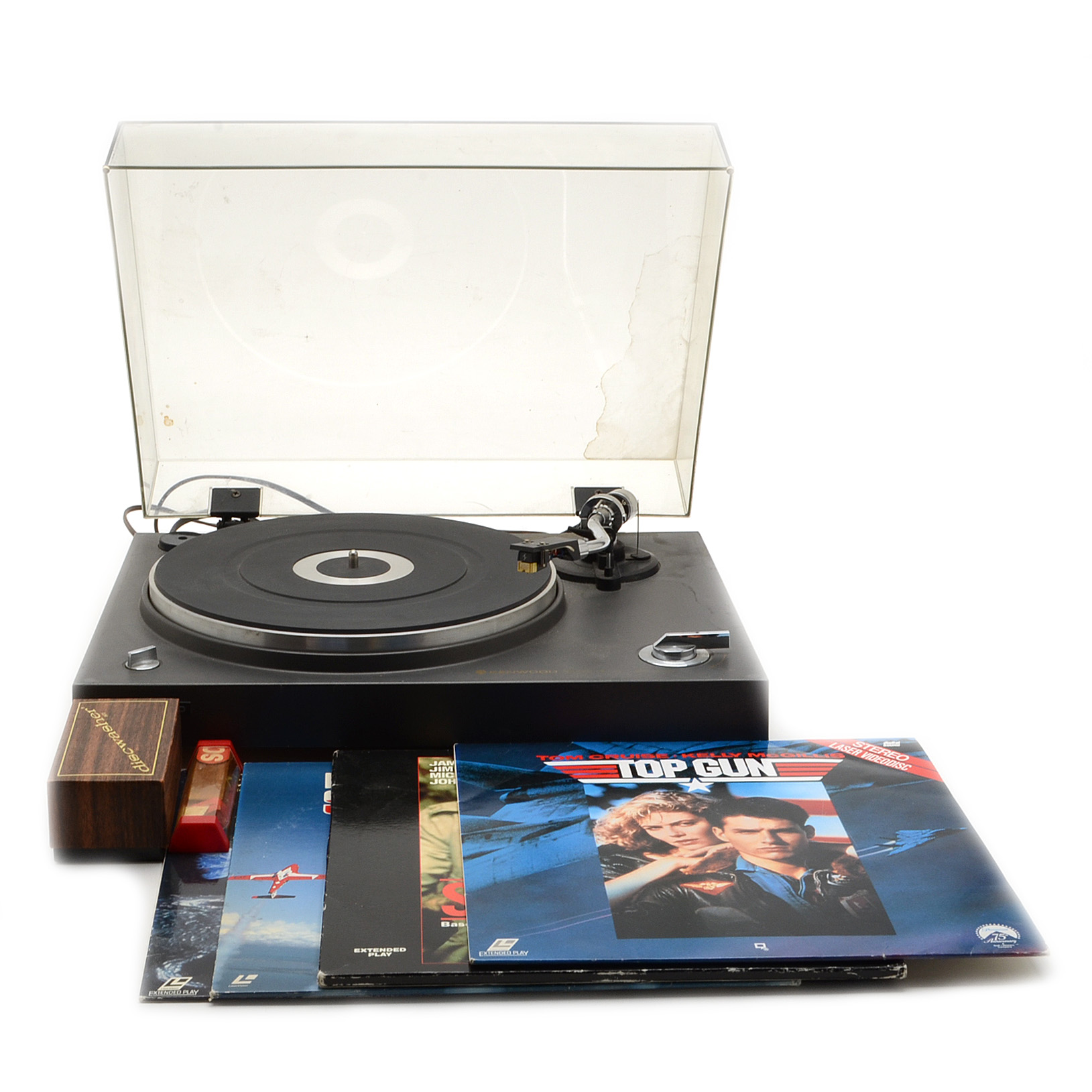 Kenwood KD-1500 Turntable, Records and Accessories