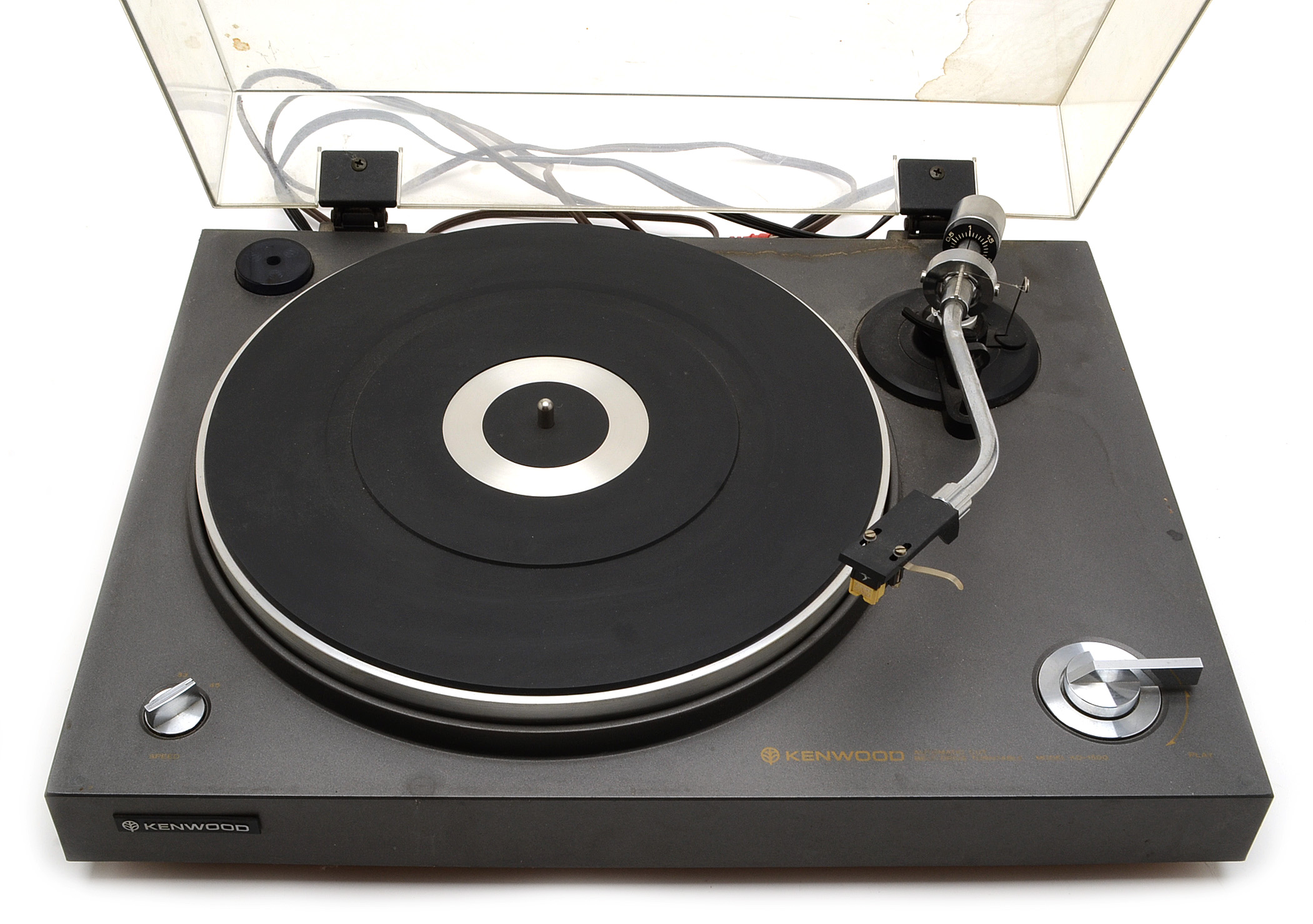 Kenwood KD-1500 Turntable, Records and Accessories