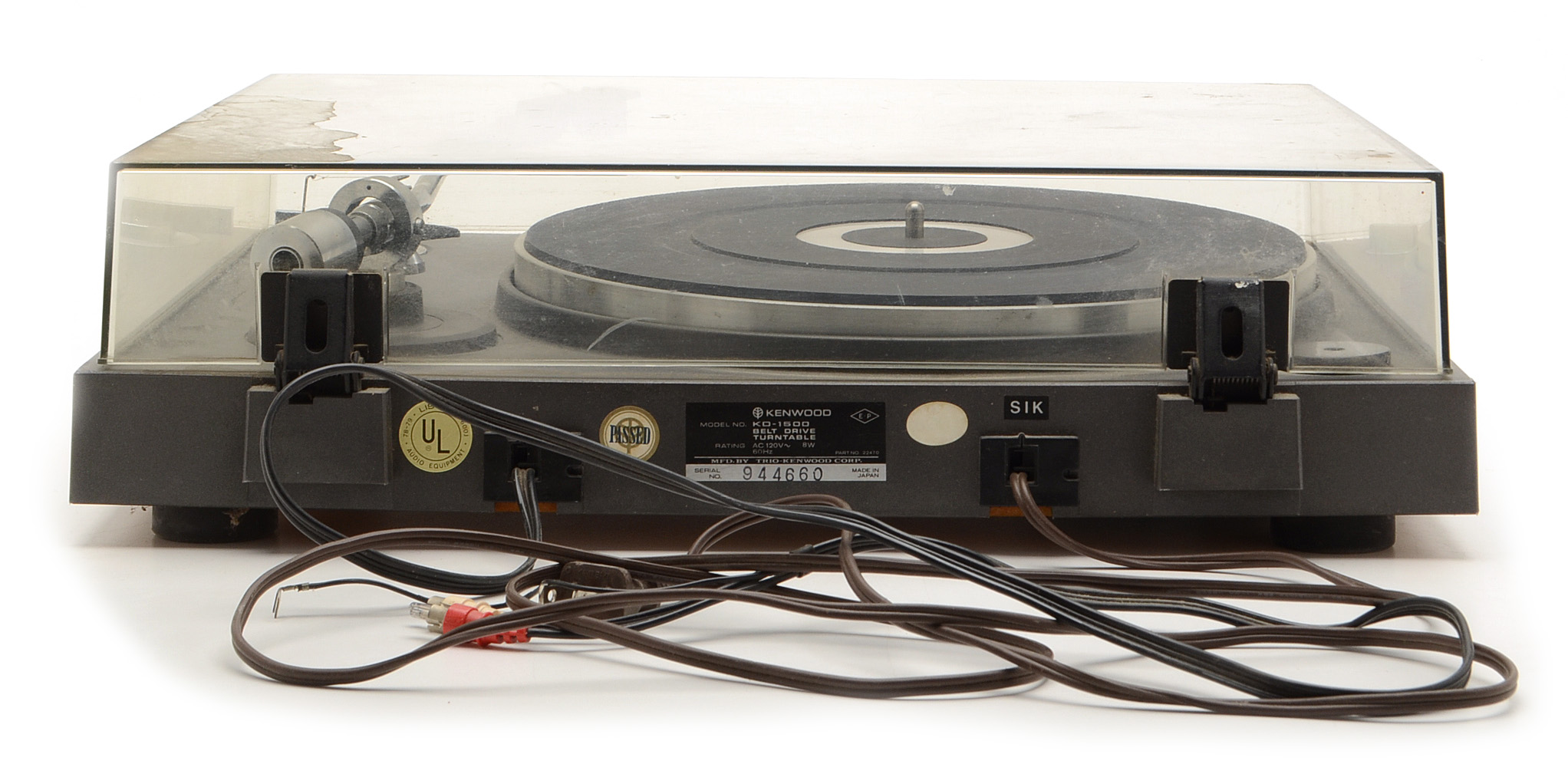 Kenwood KD-1500 Turntable, Records and Accessories
