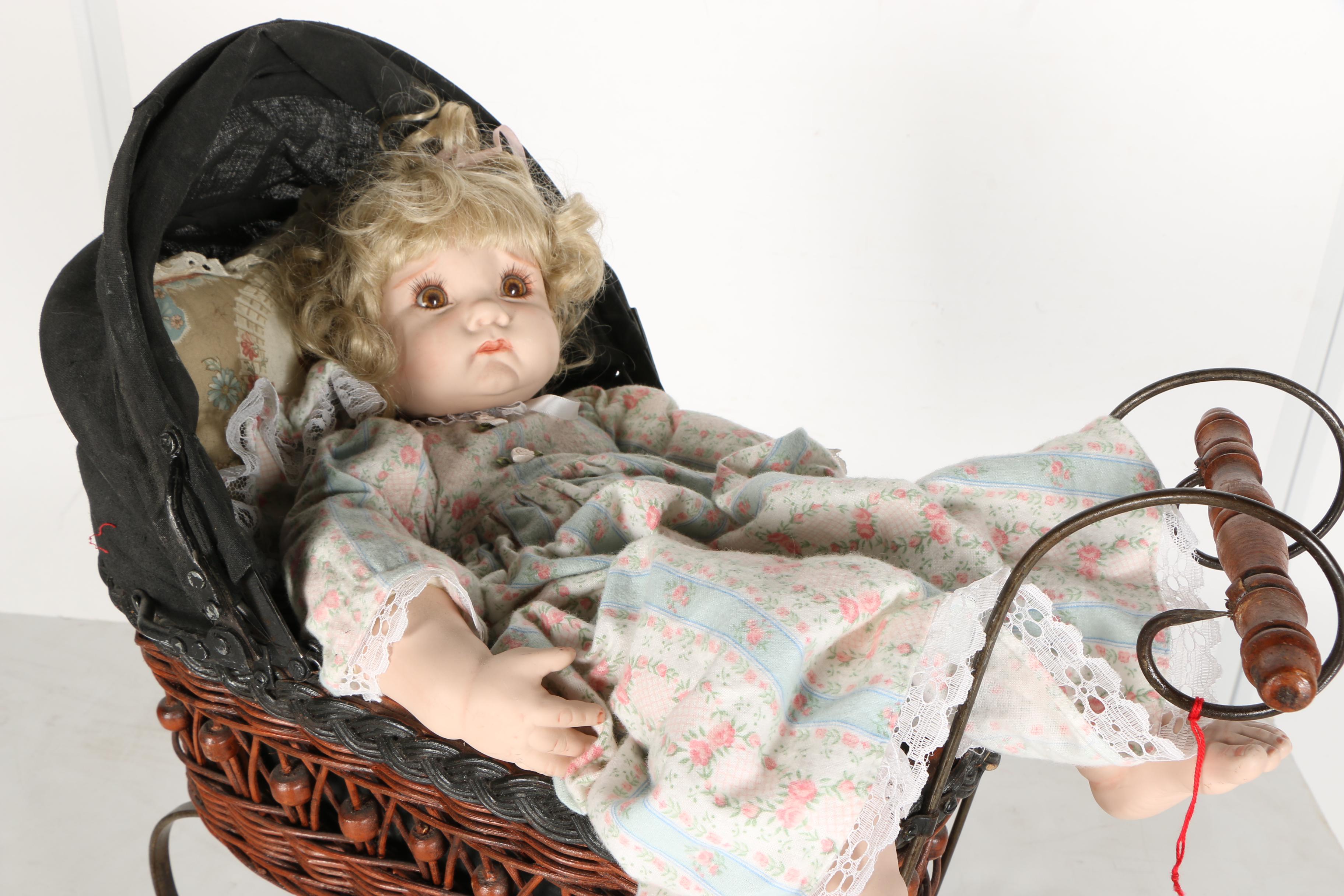 Doll in a Stroller