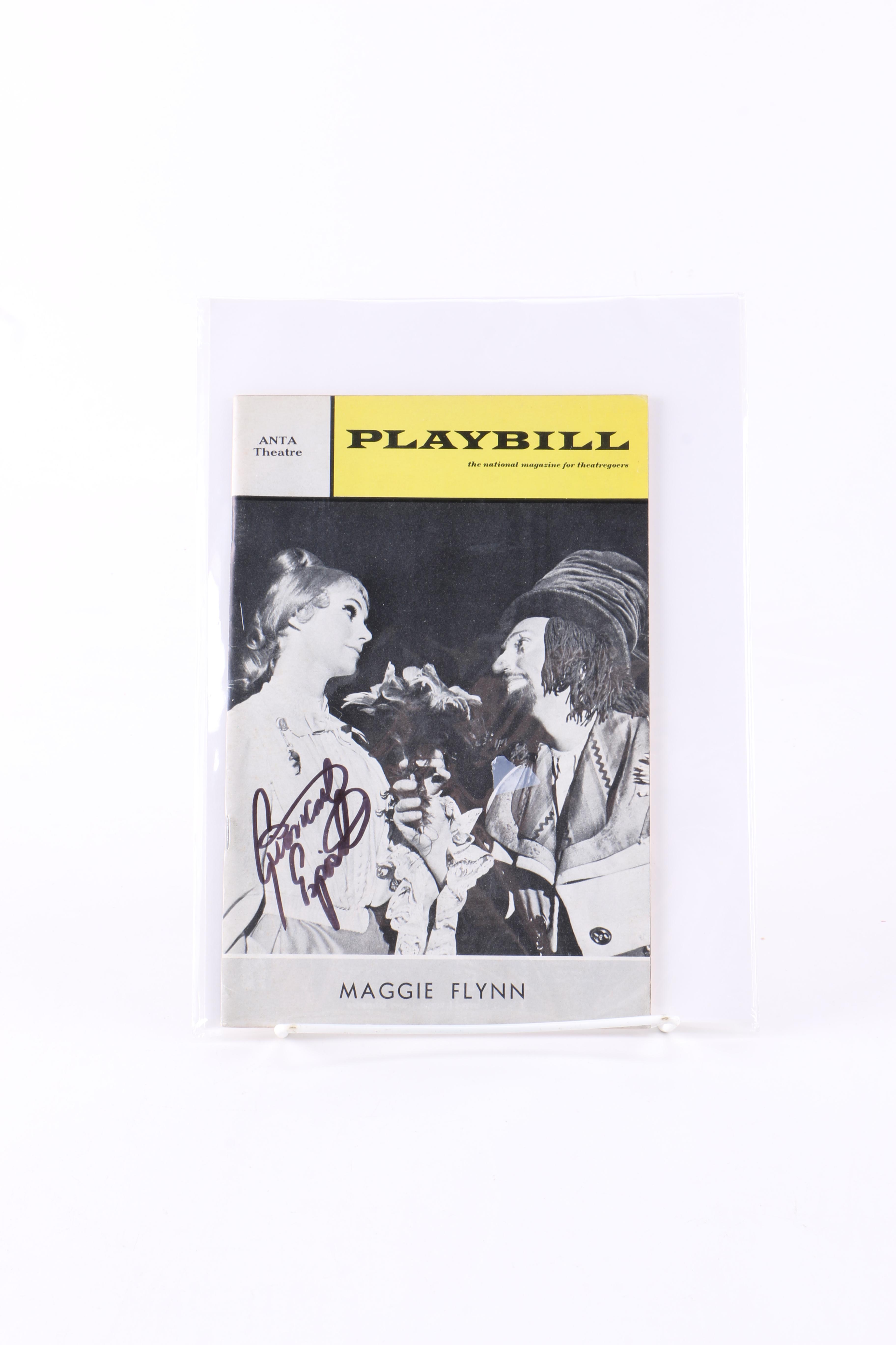 Giancarlo Esposito Autographed Vintage "Maggie Flynn" "Playbills"