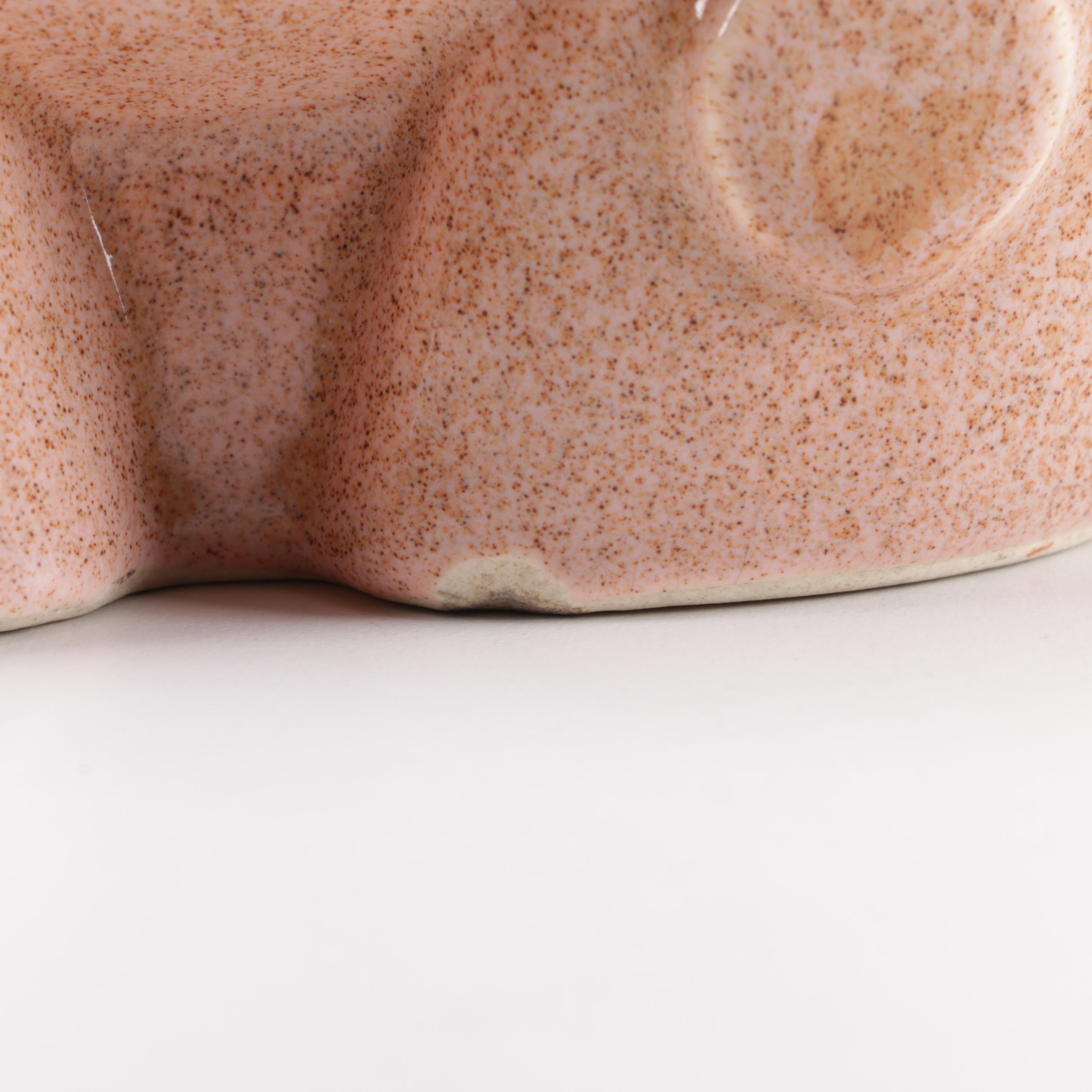 Vintage Pink Pig Cookie Jar