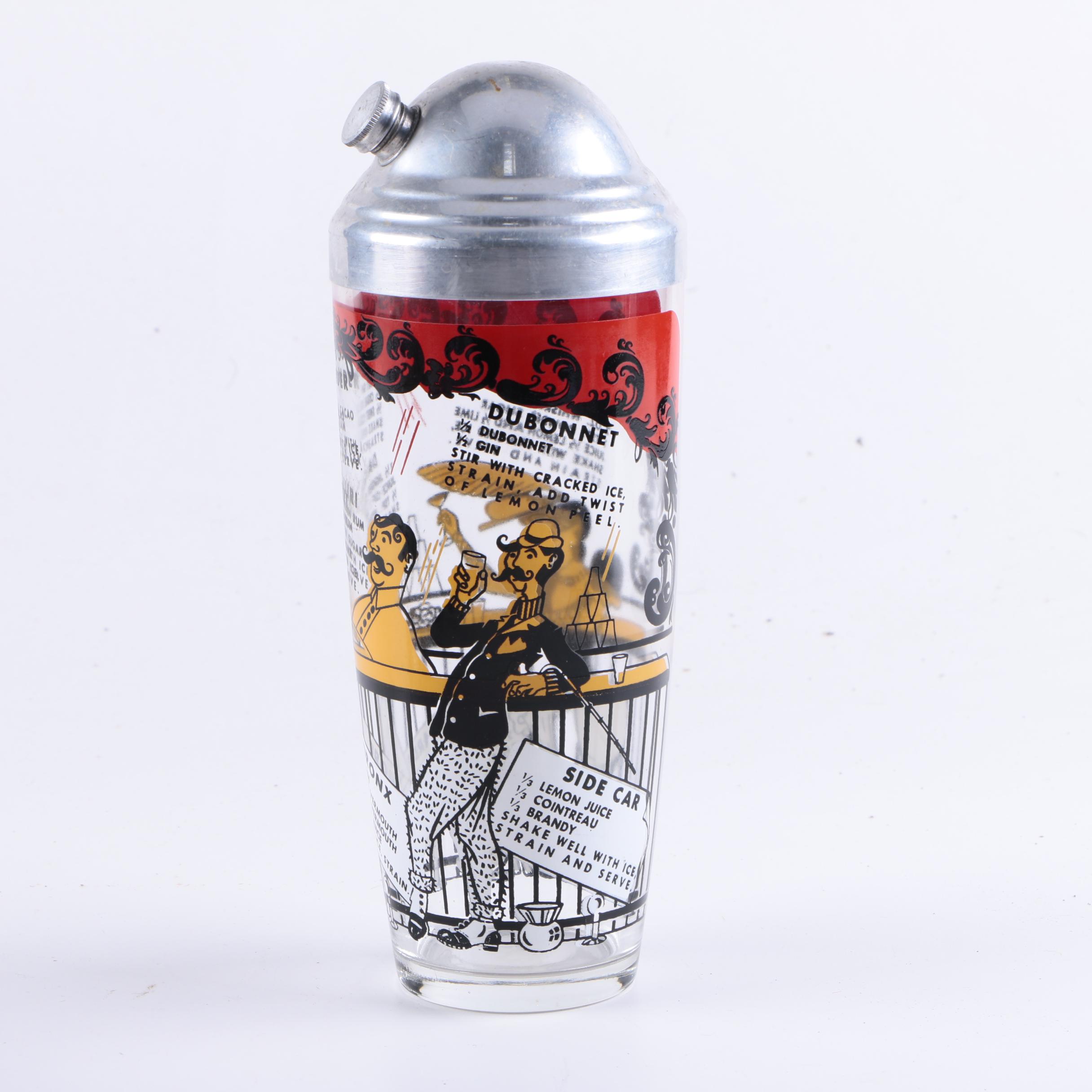 Vintage Mid-Century Glass Barware